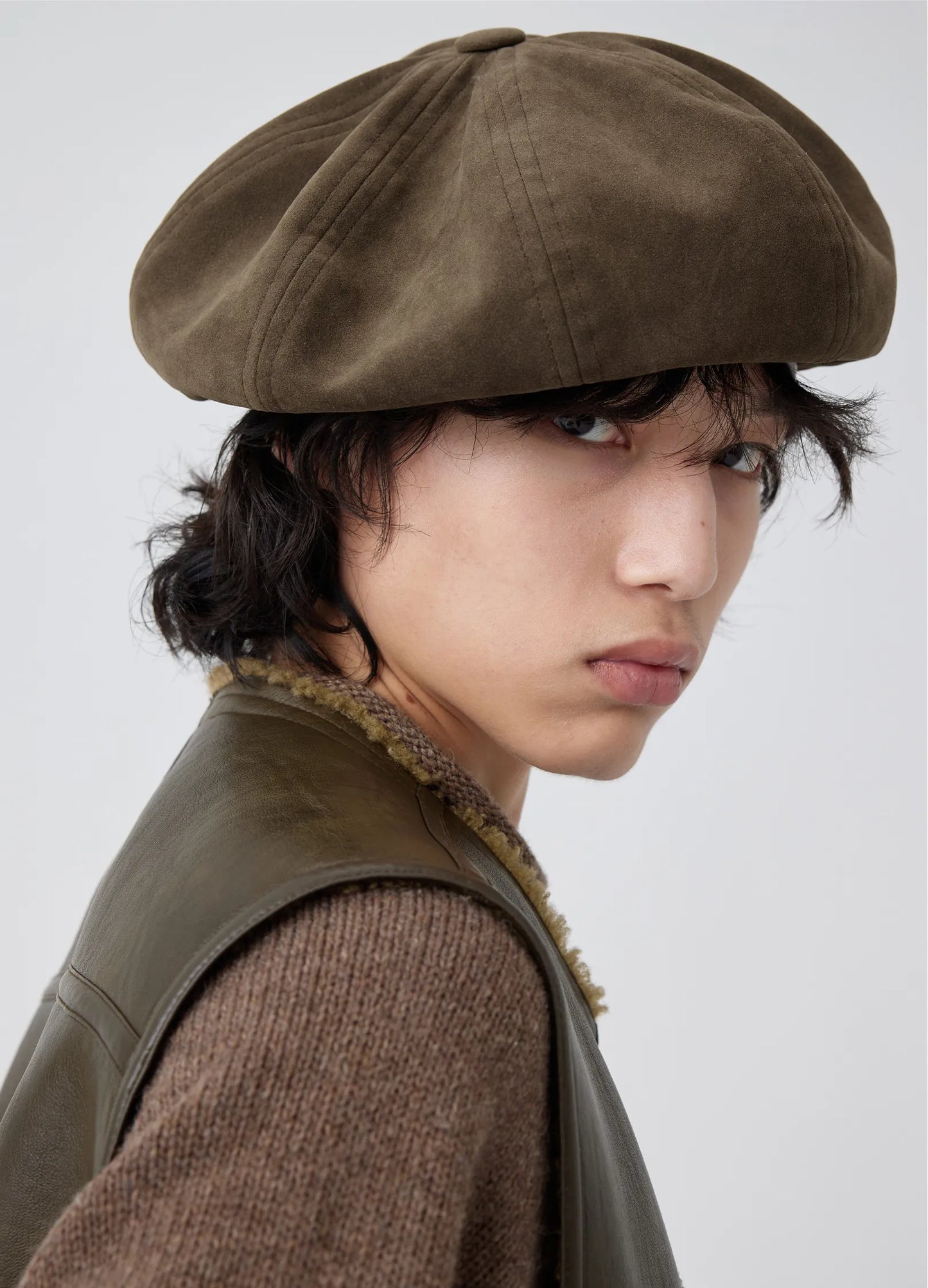 Suede Beret