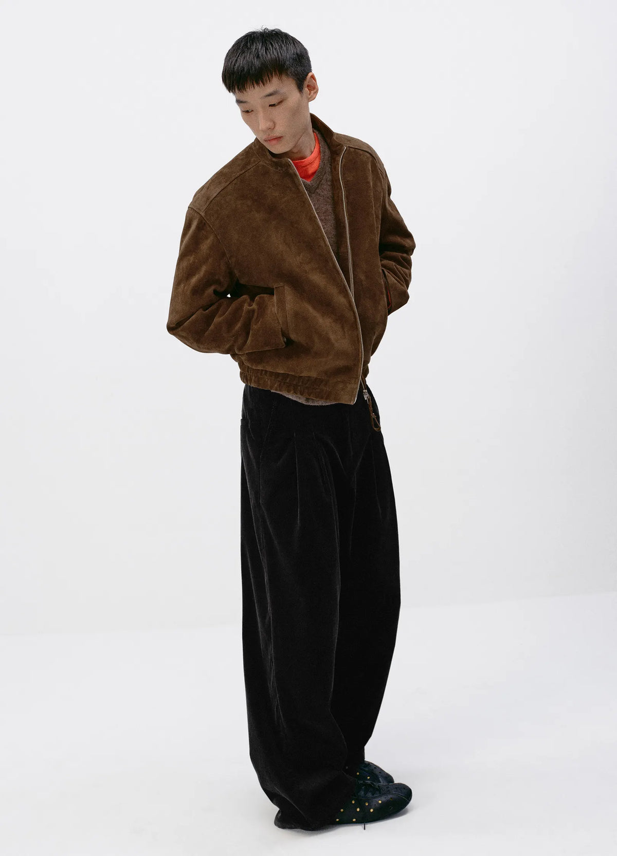 Suede Biker Jacket
