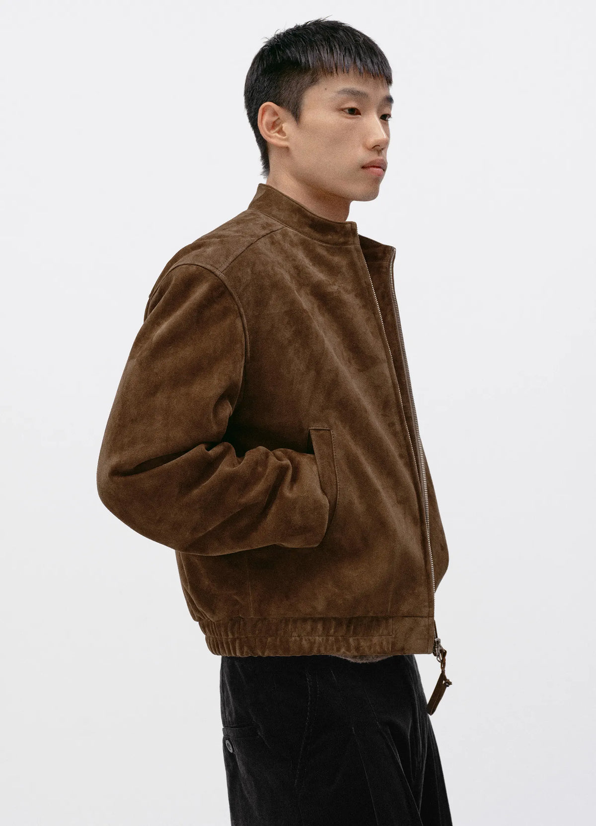 Suede Biker Jacket