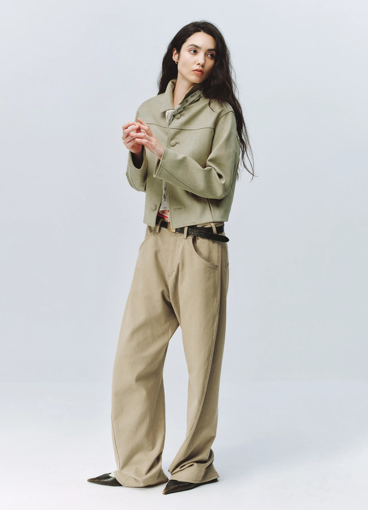 Suede Short Jacket