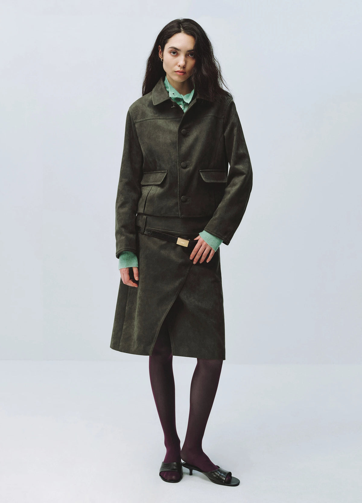 Suede Short Jacket