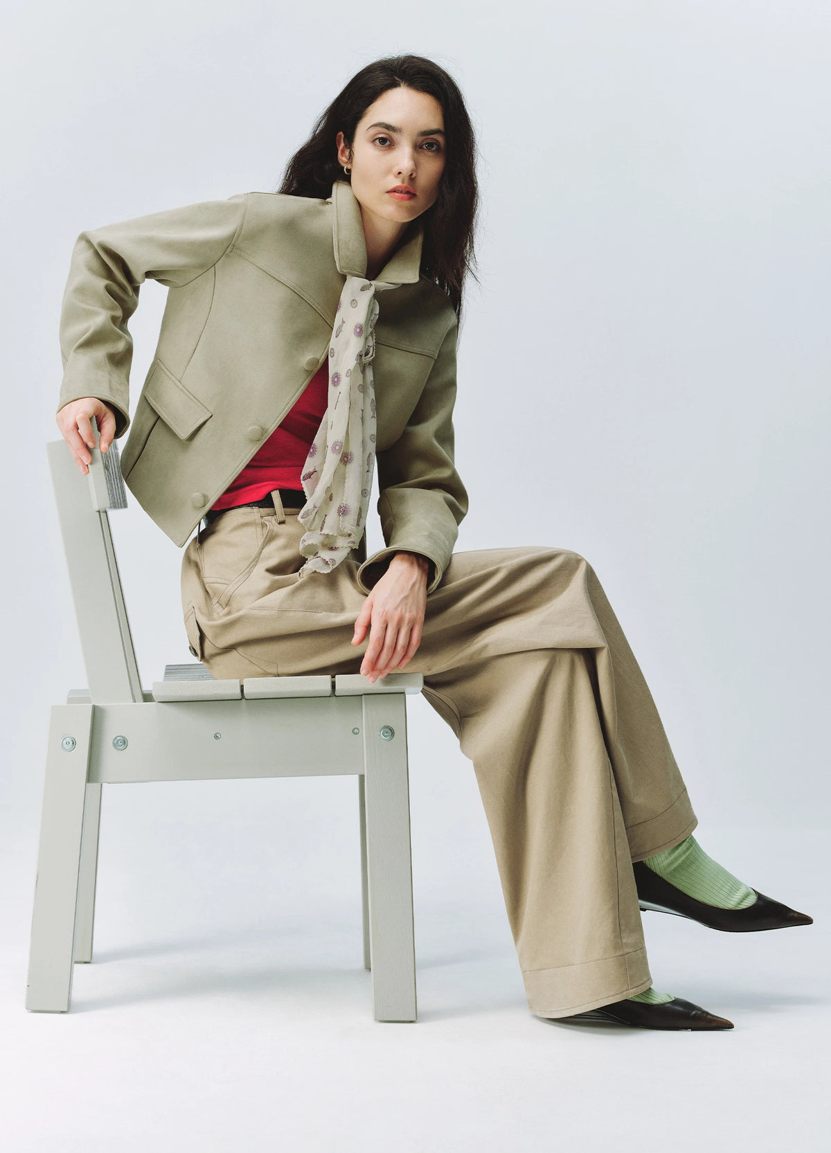 Suede Short Jacket