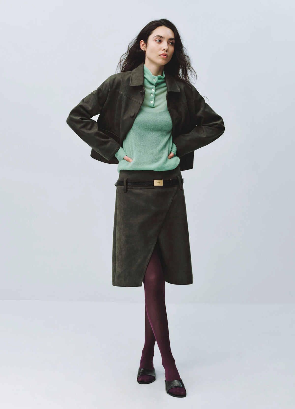 Suede Short Jacket