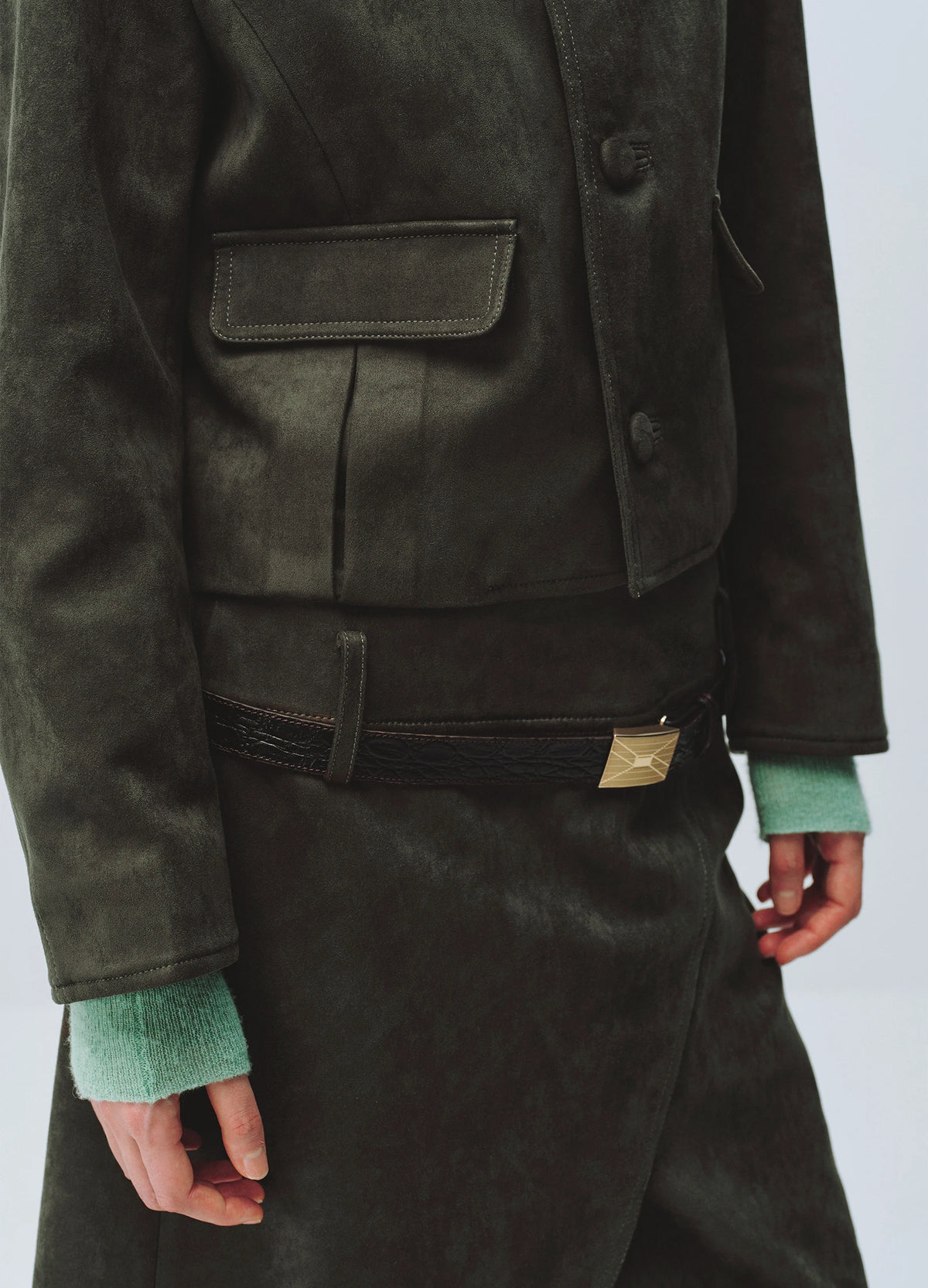 Suede Short Jacket