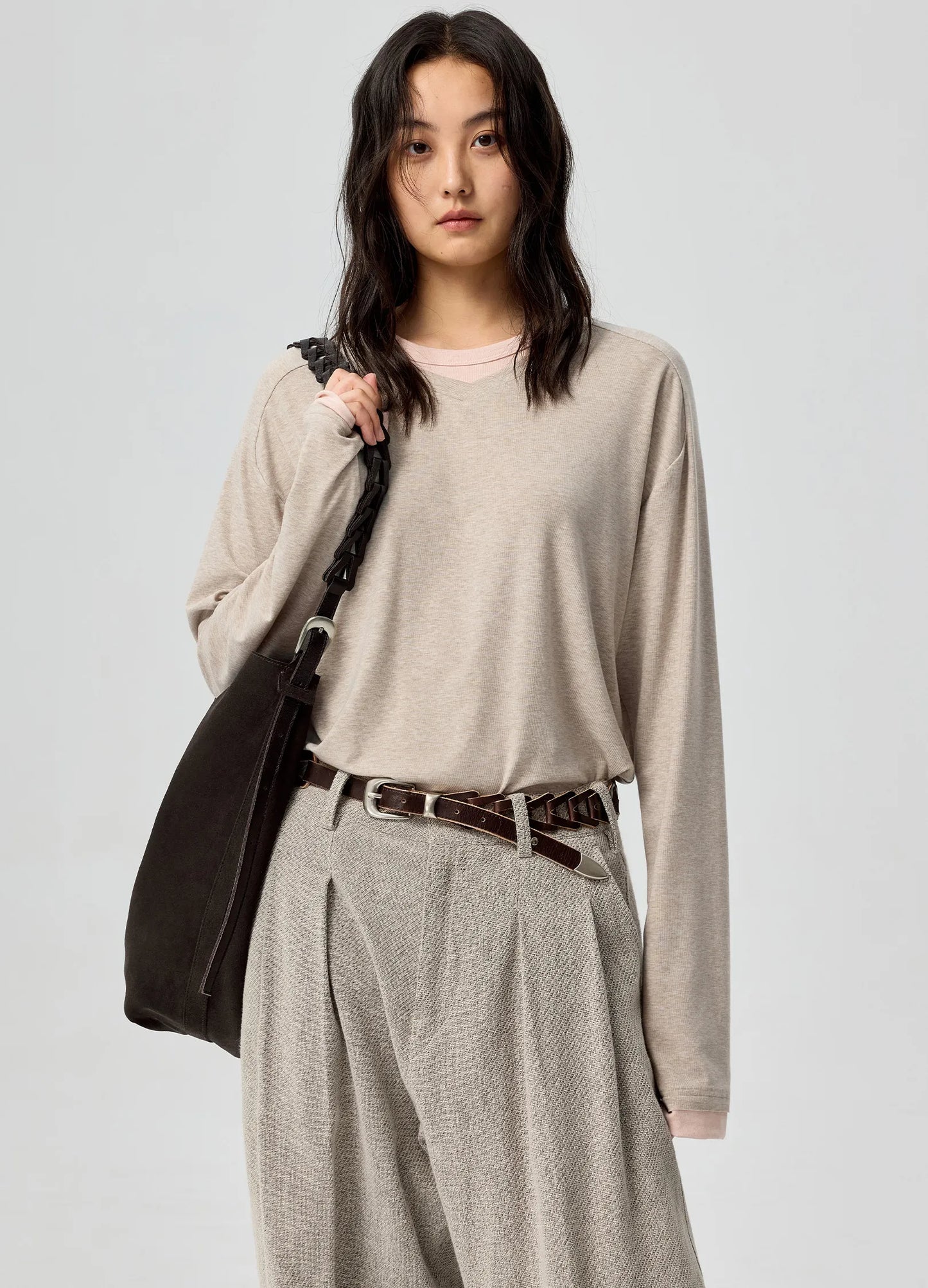 Suede Tote