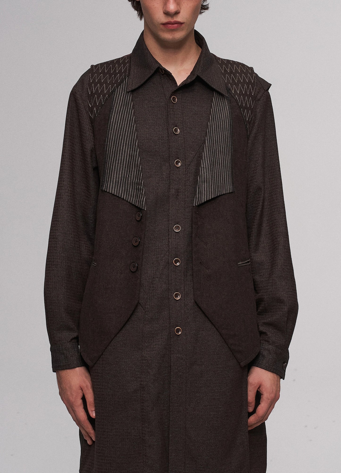 Tailored Embroidered Vest
