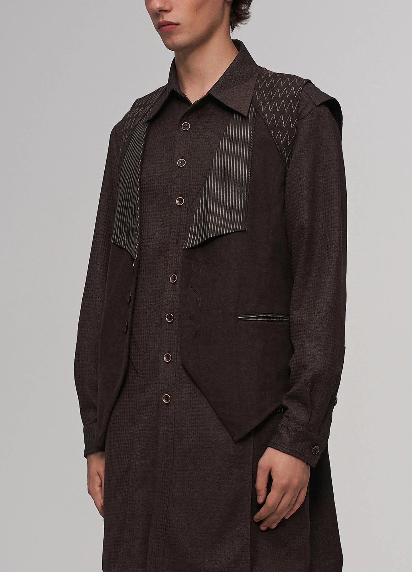 Tailored Embroidered Vest