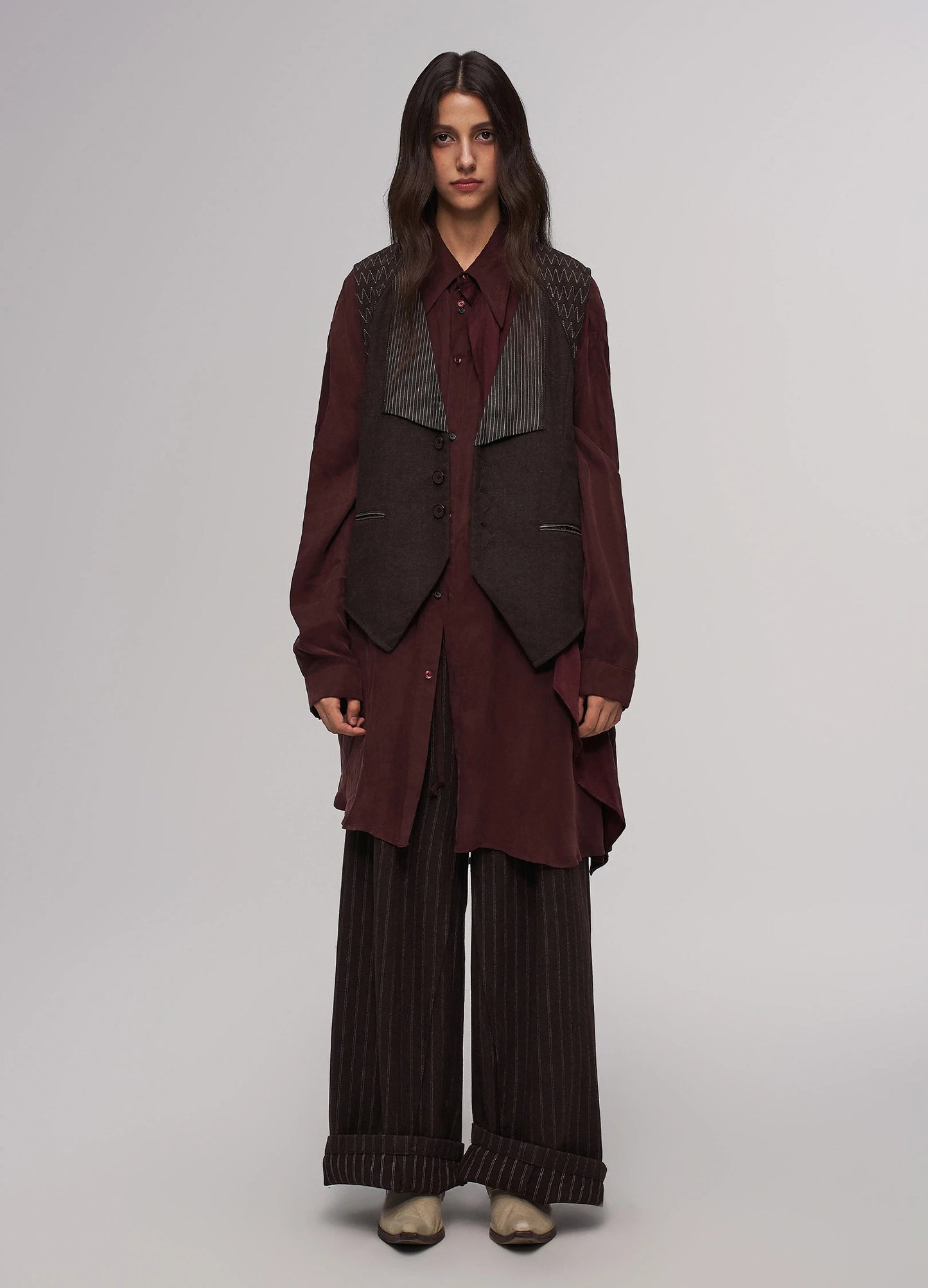 Tailored Embroidered Vest