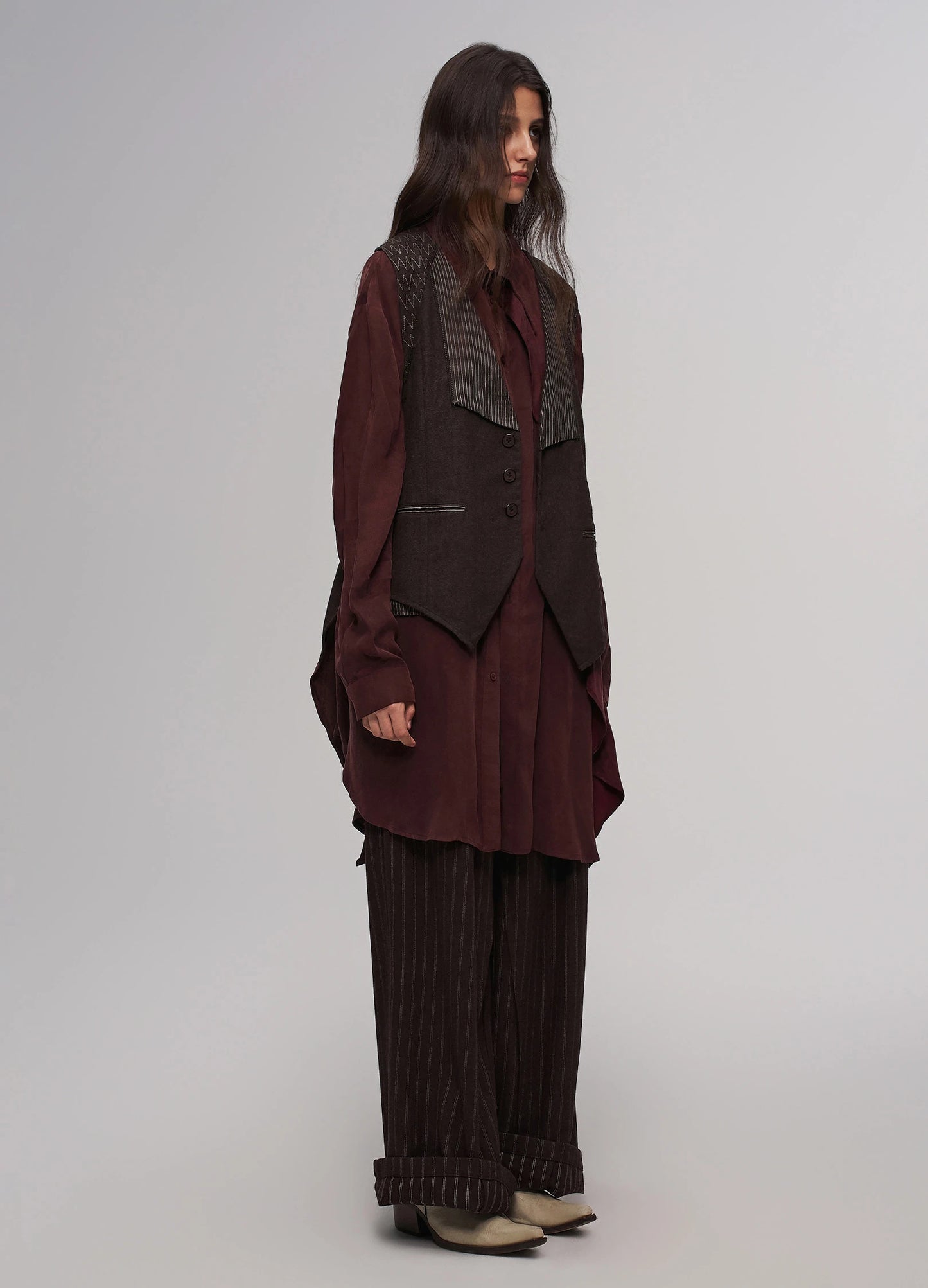 Tailored Embroidered Vest