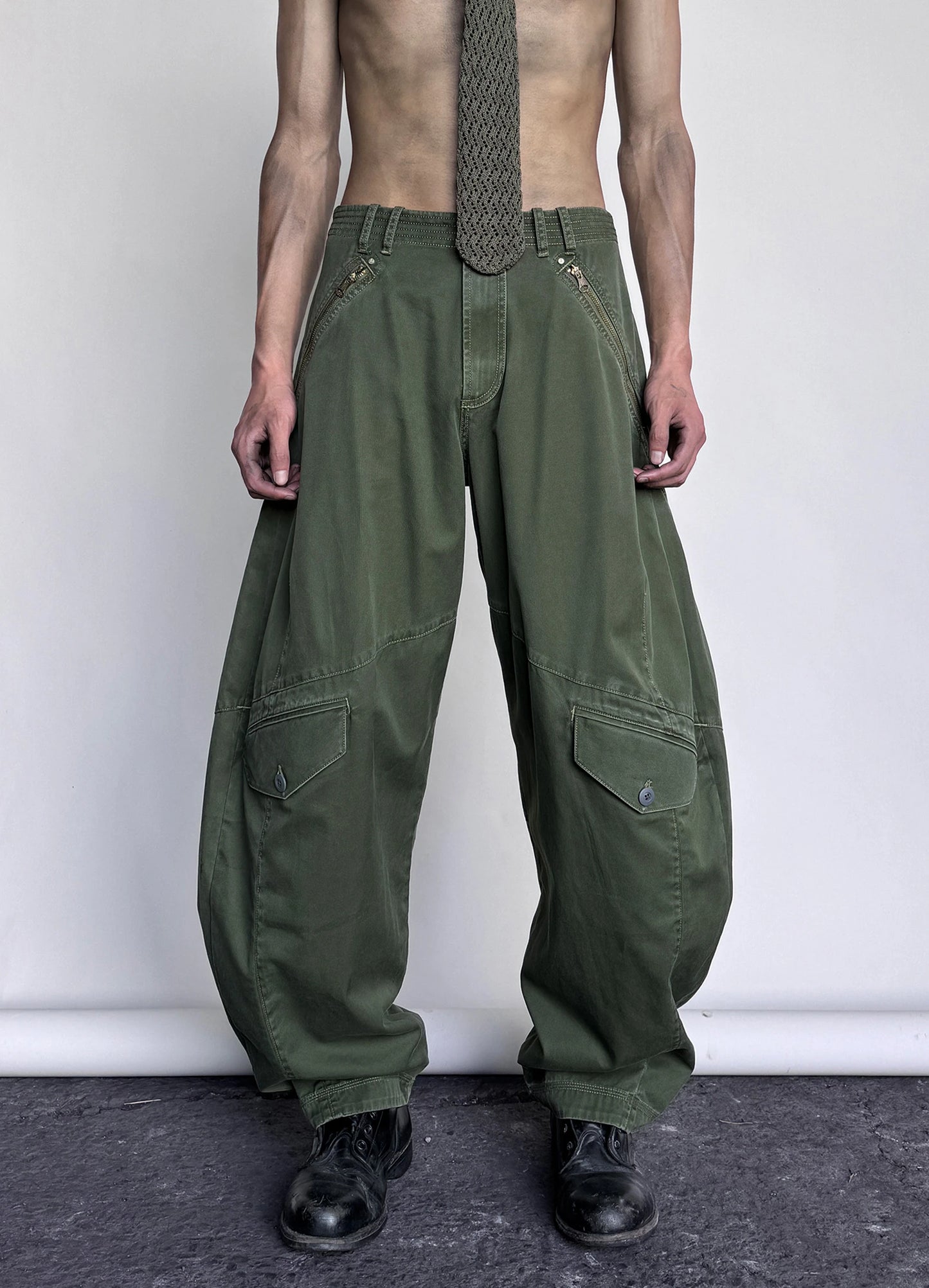 Tapered Cargo Trousers