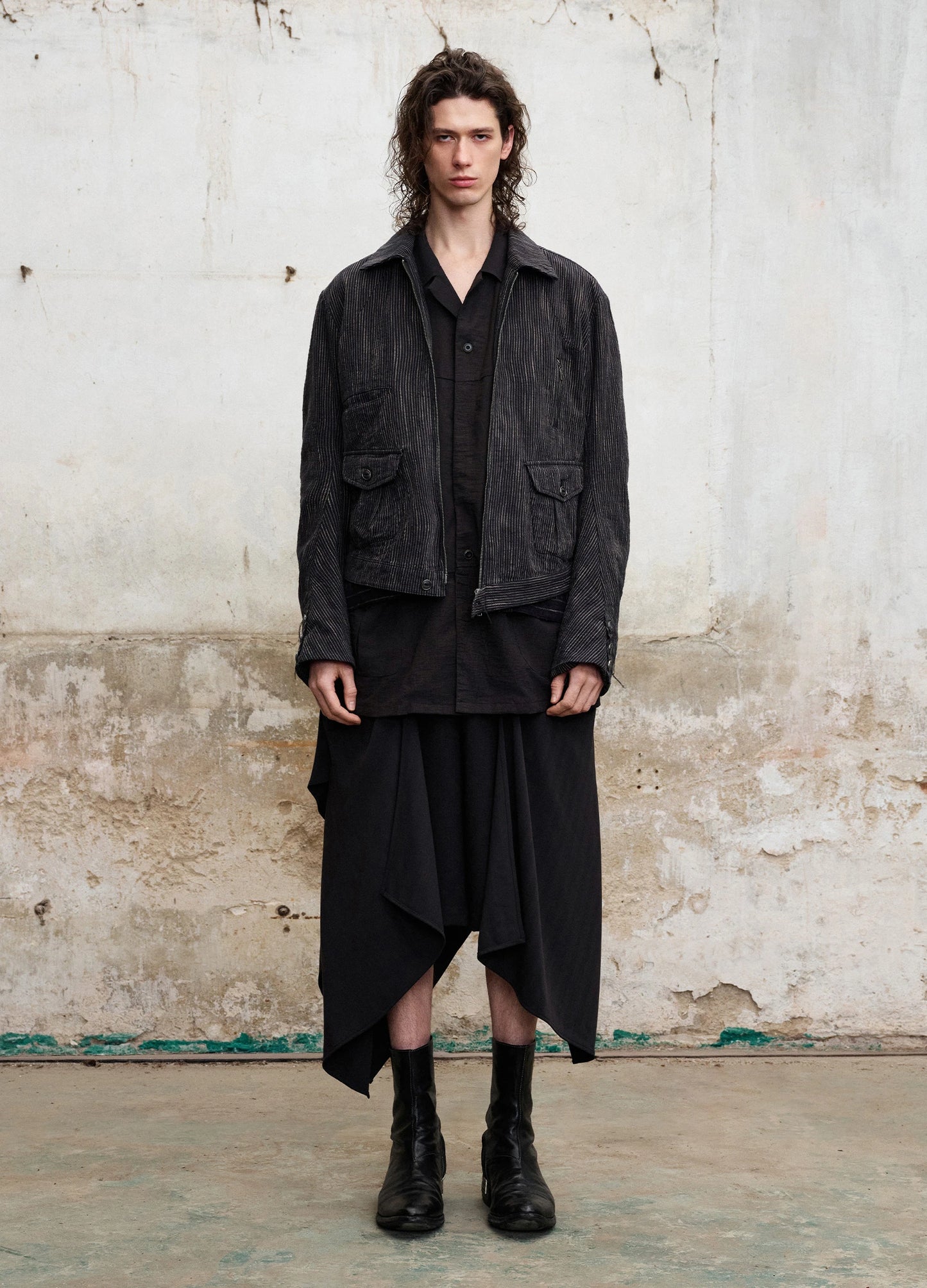 Textured Panel Shorts