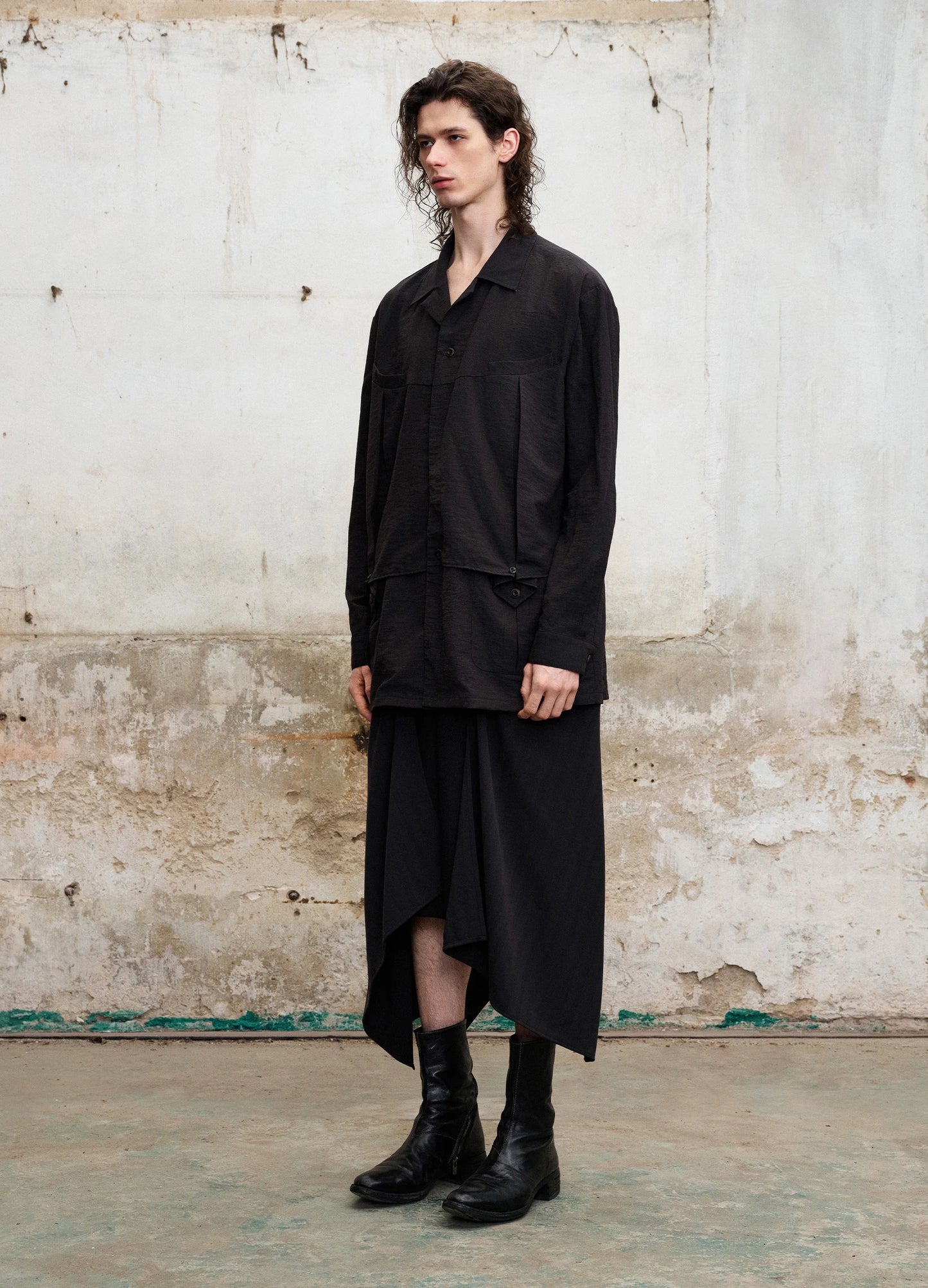 Textured Panel Shorts