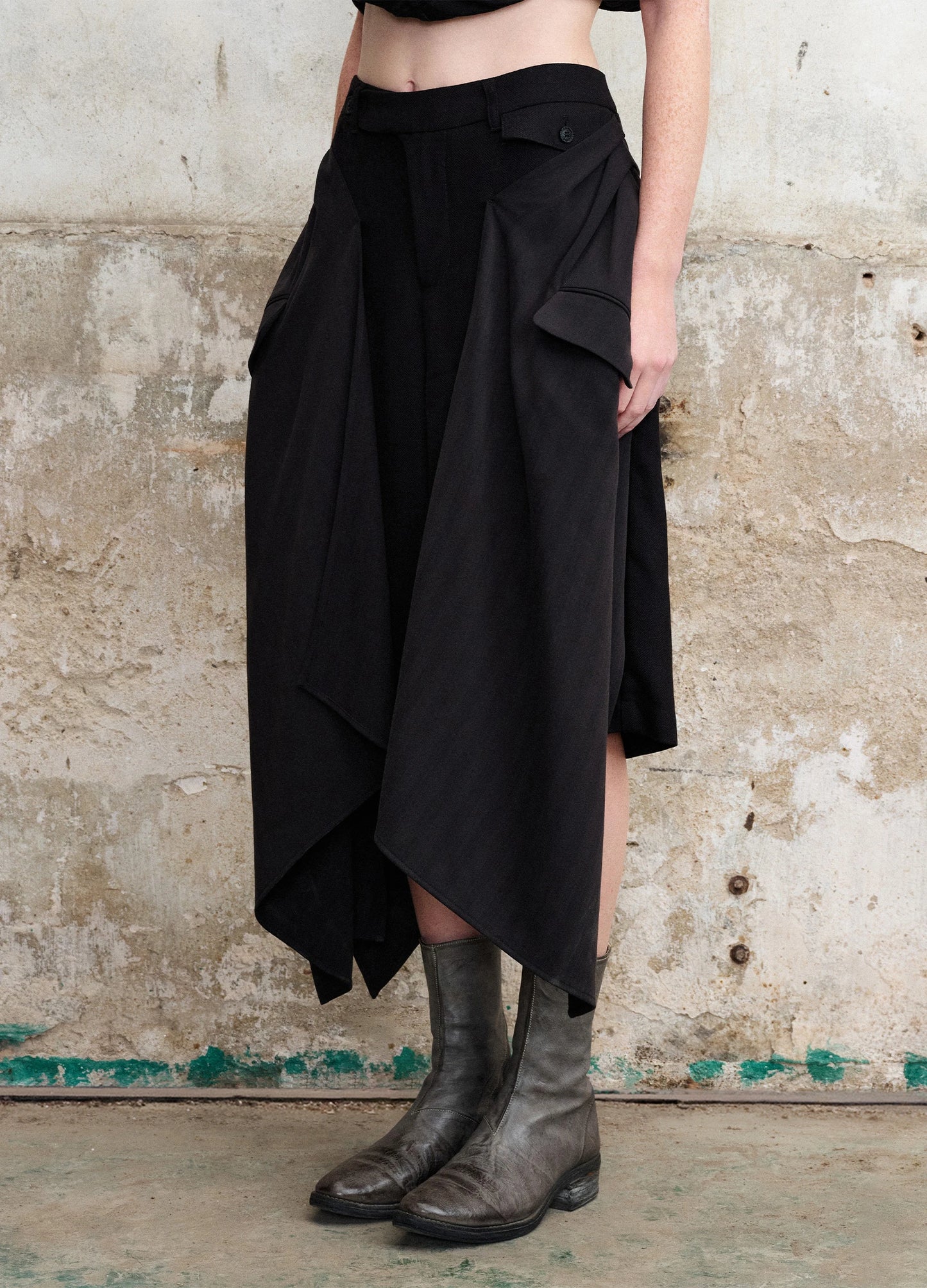 Textured Panel Shorts