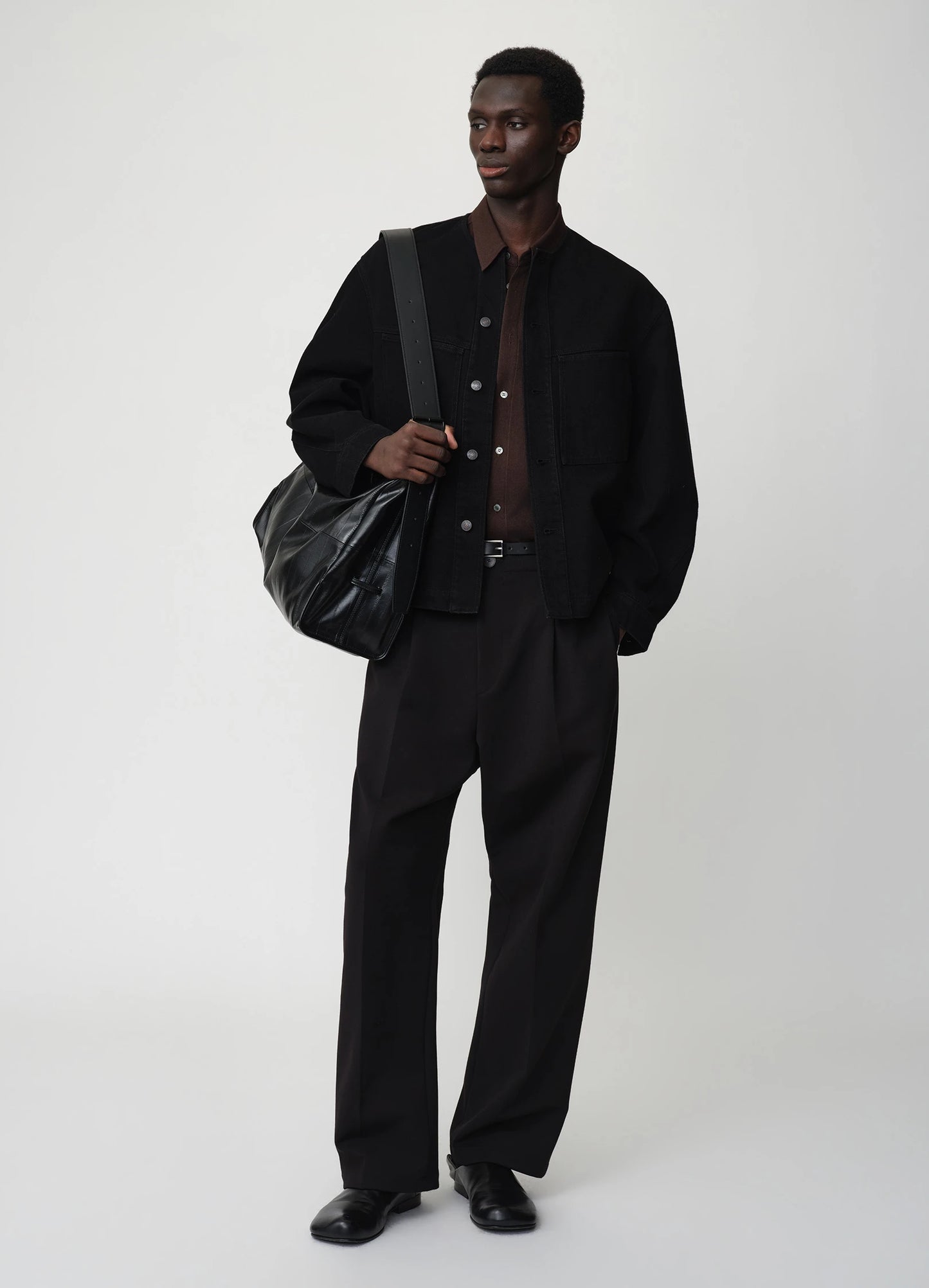 Textured Shoulder Bag