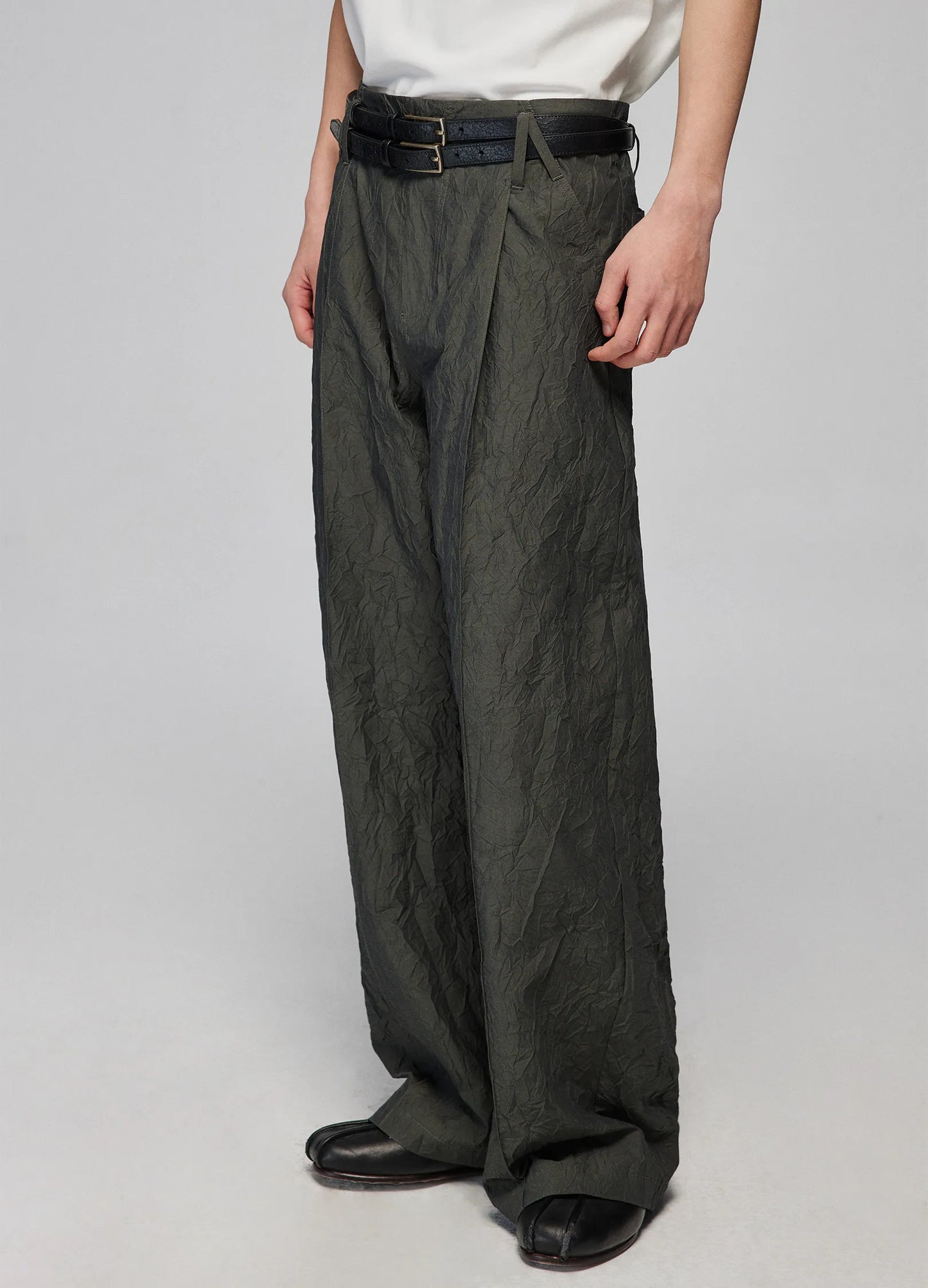 Textured Loose Trousers