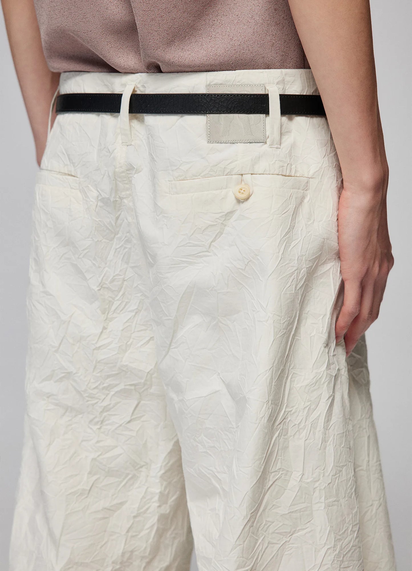 Textured Loose Trousers