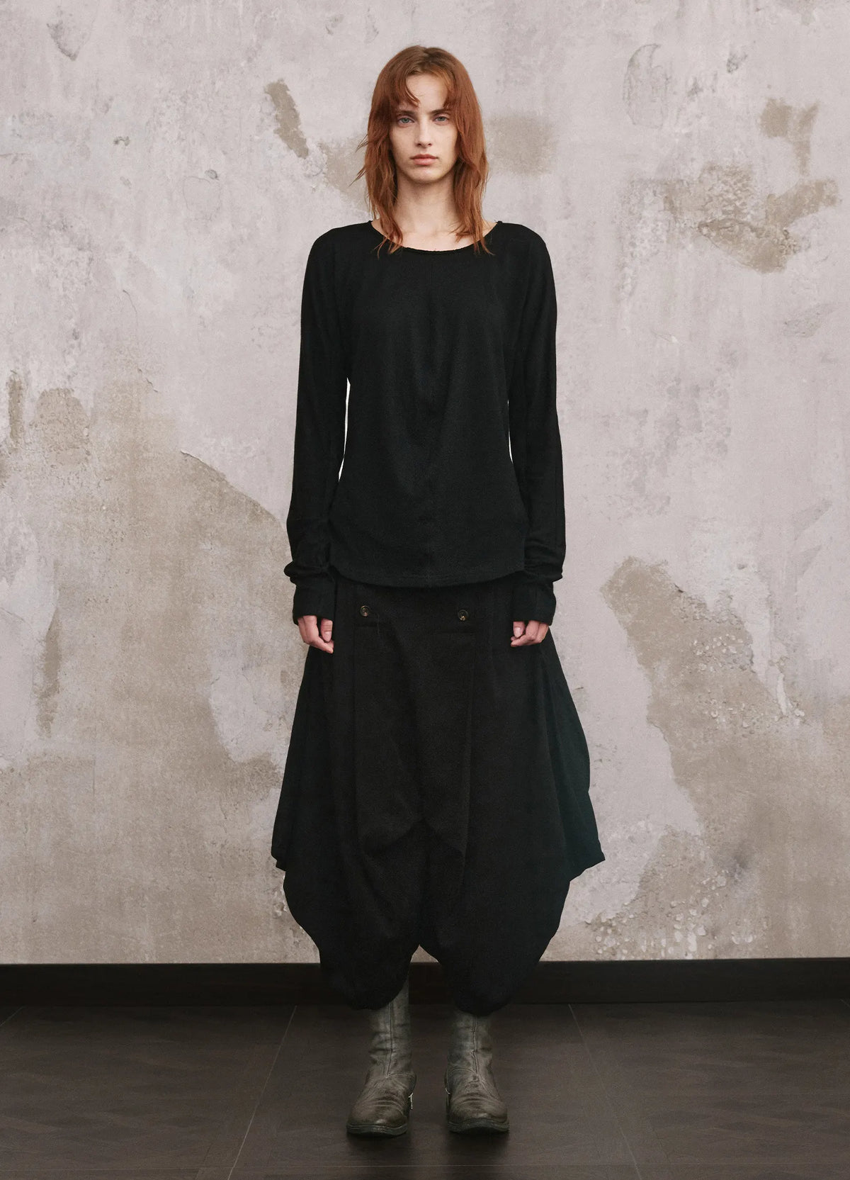 Twisted Panel Long Sleeve