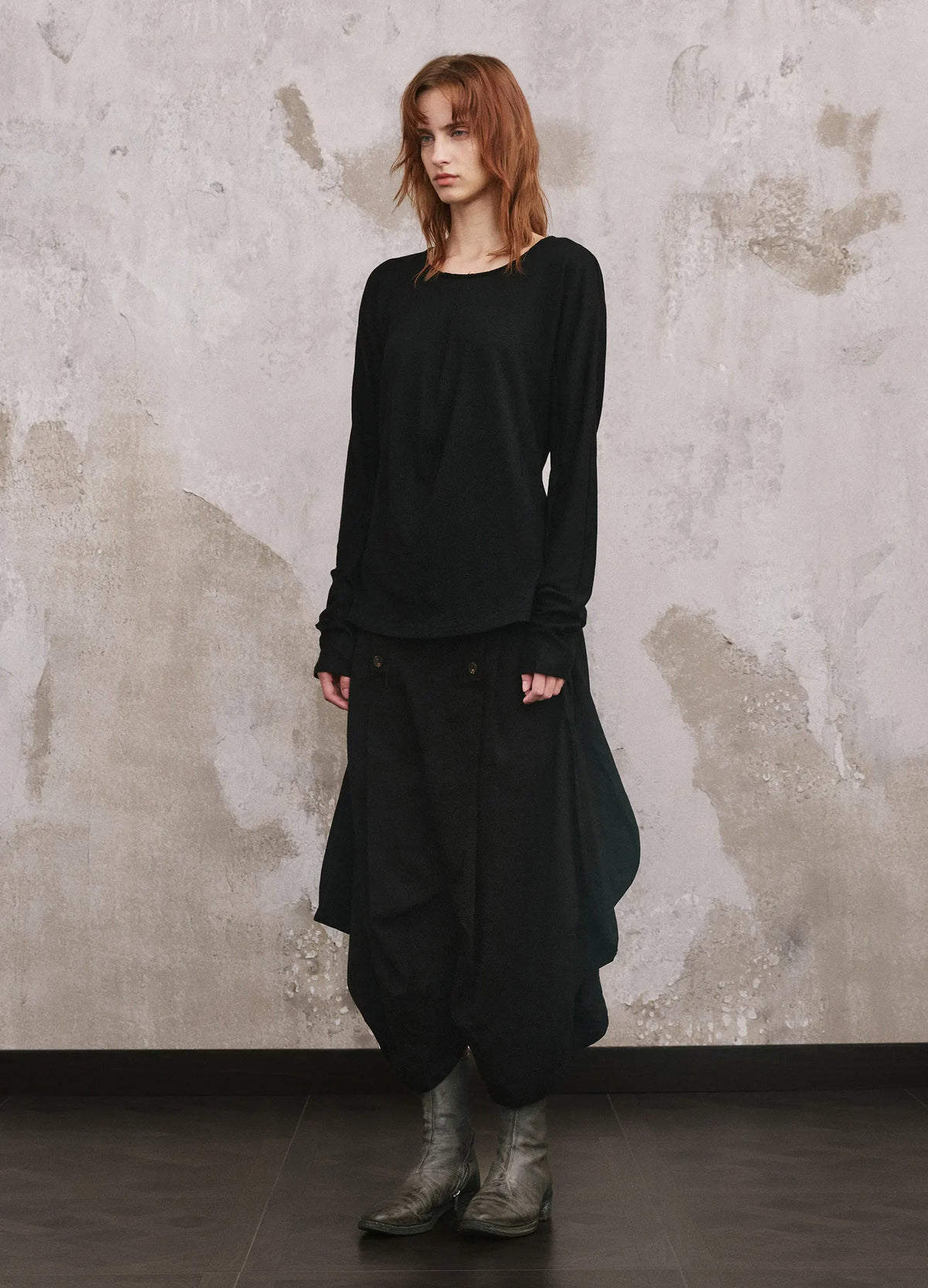 Twisted Panel Long Sleeve
