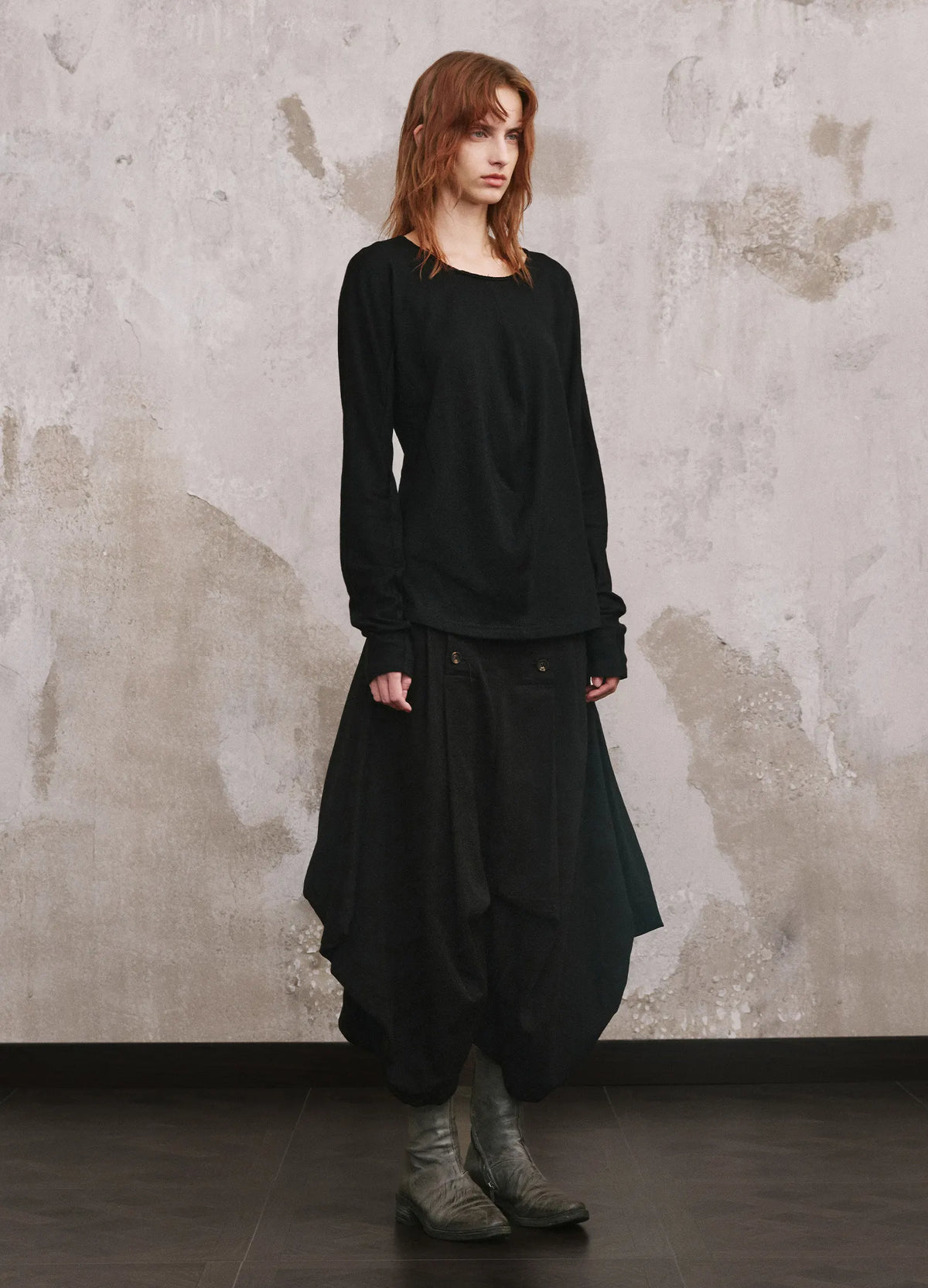 Twisted Panel Long Sleeve