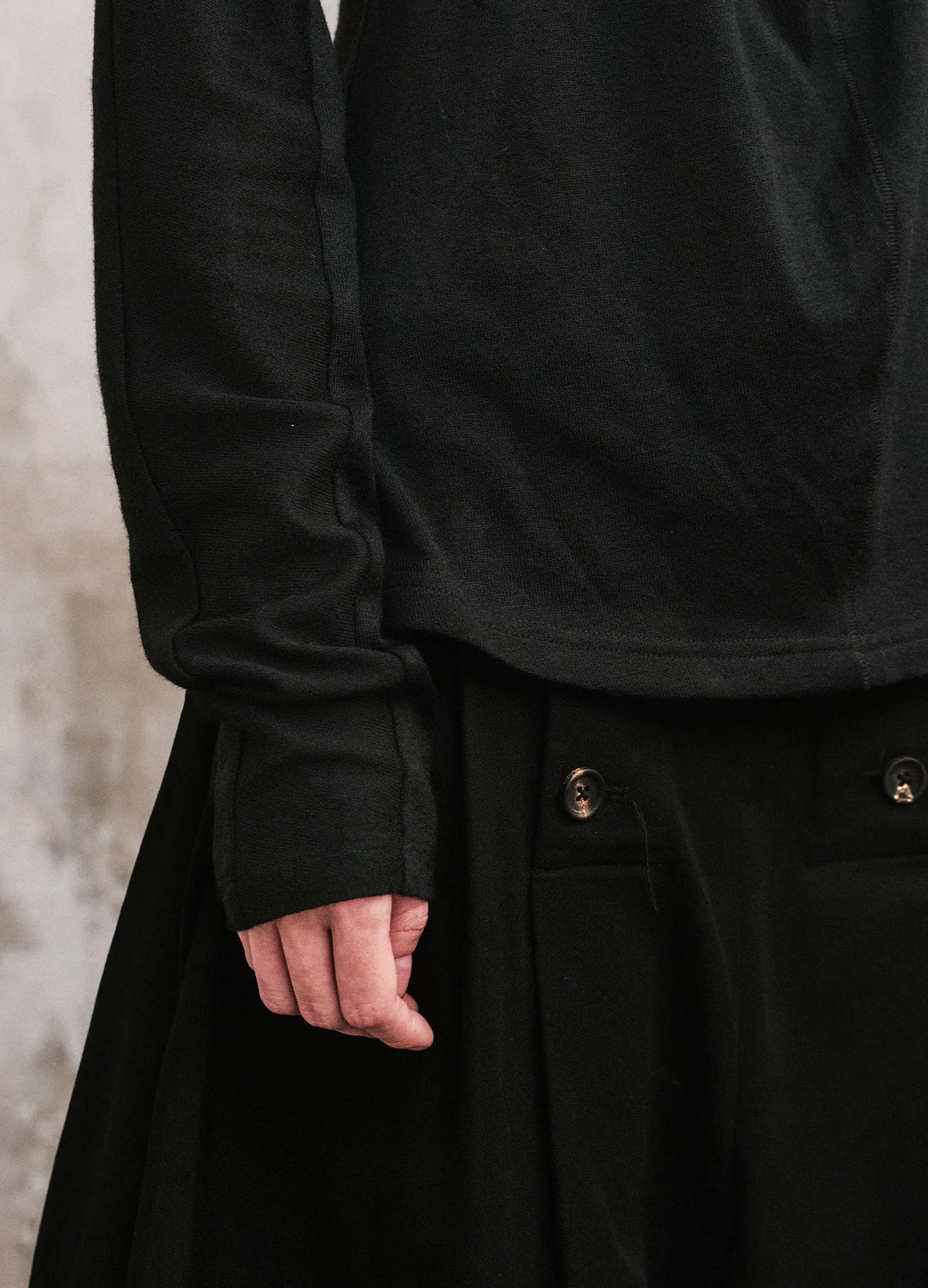 Twisted Panel Long Sleeve