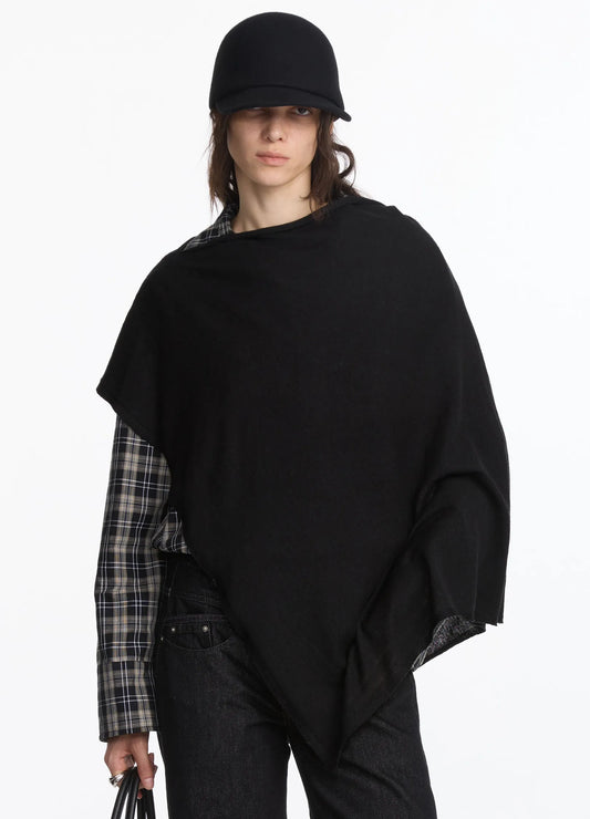 Two-Tone Wool Shawl