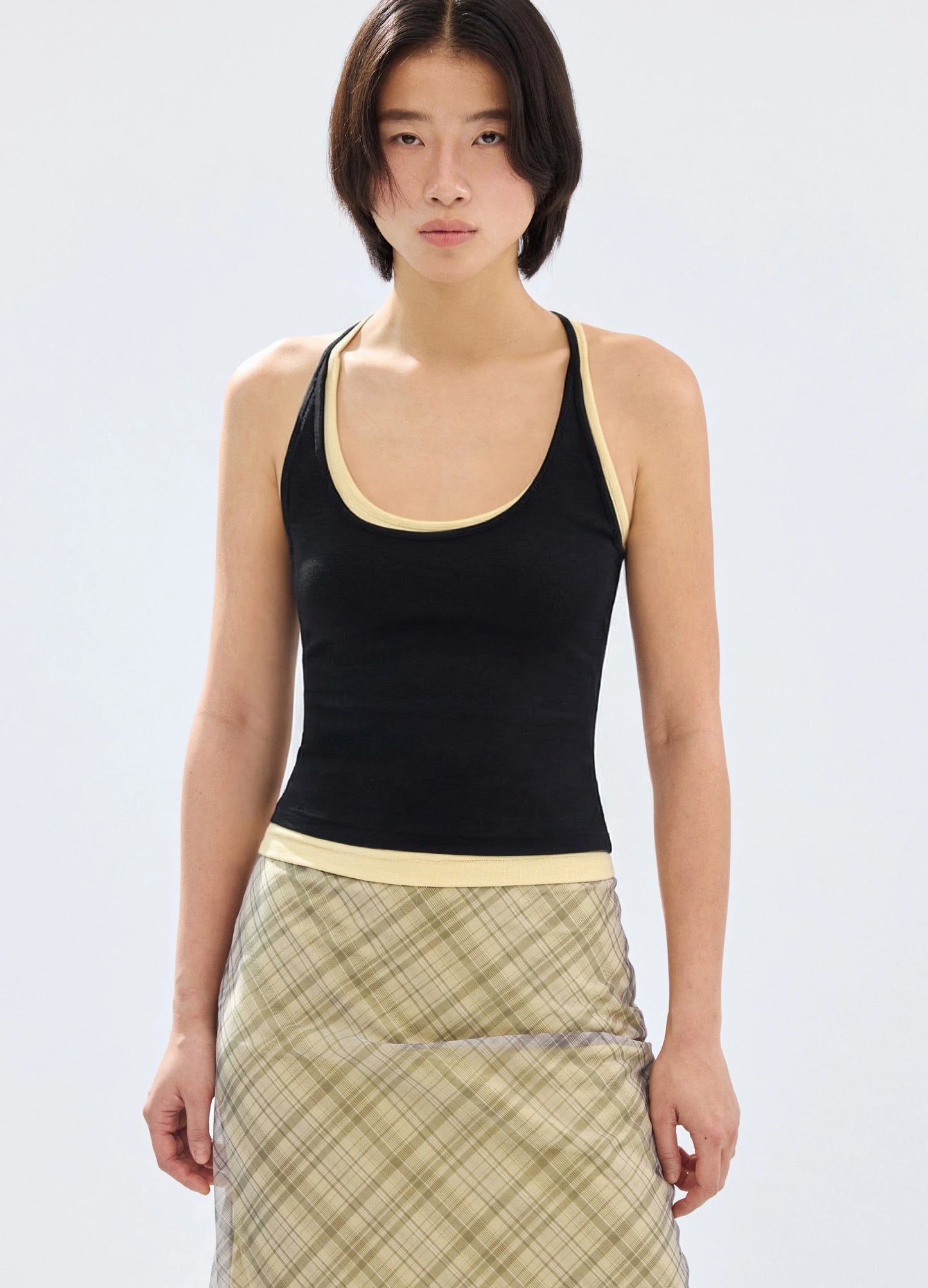U Neck Halter Top