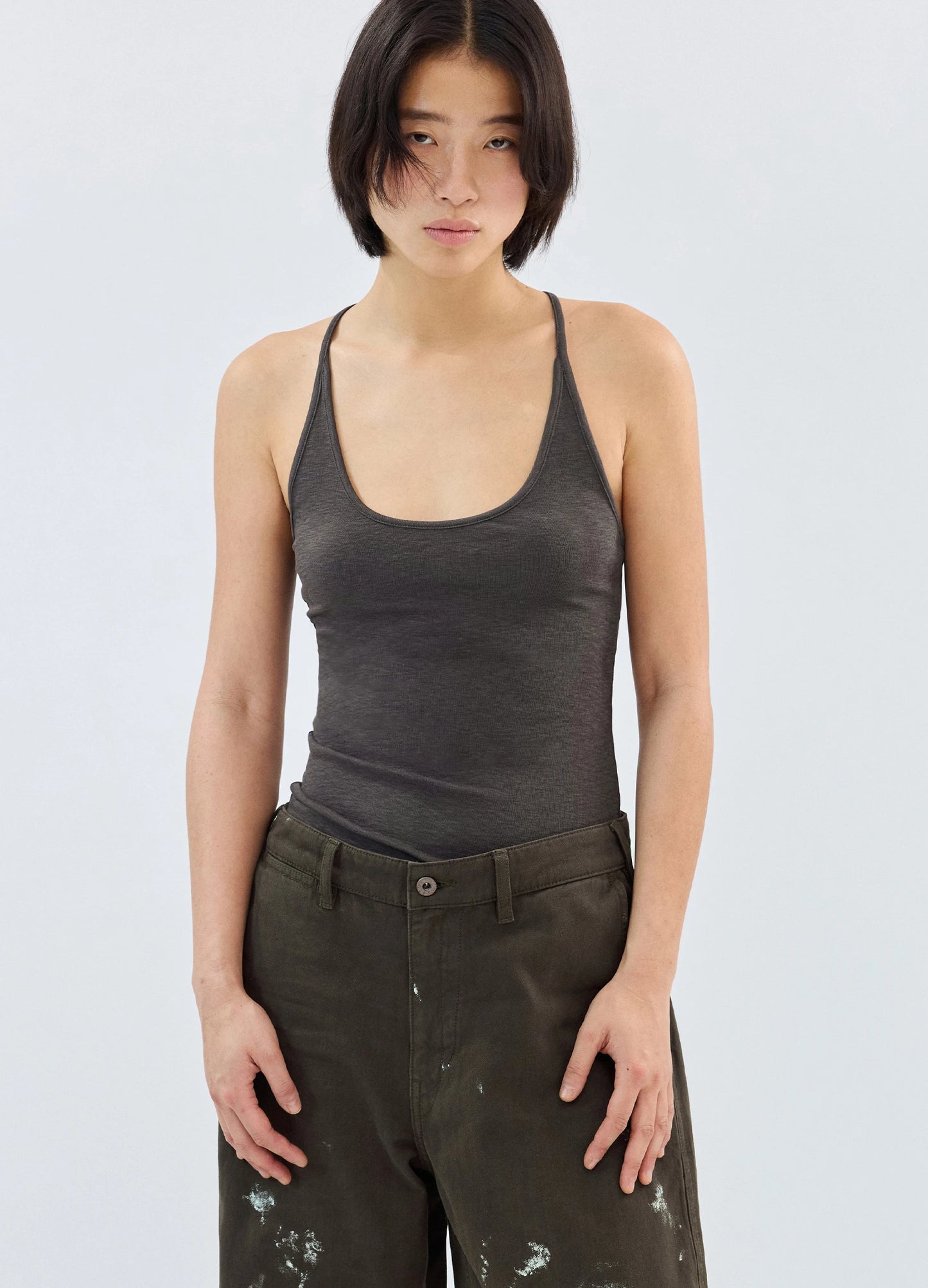 U Neck Halter Top