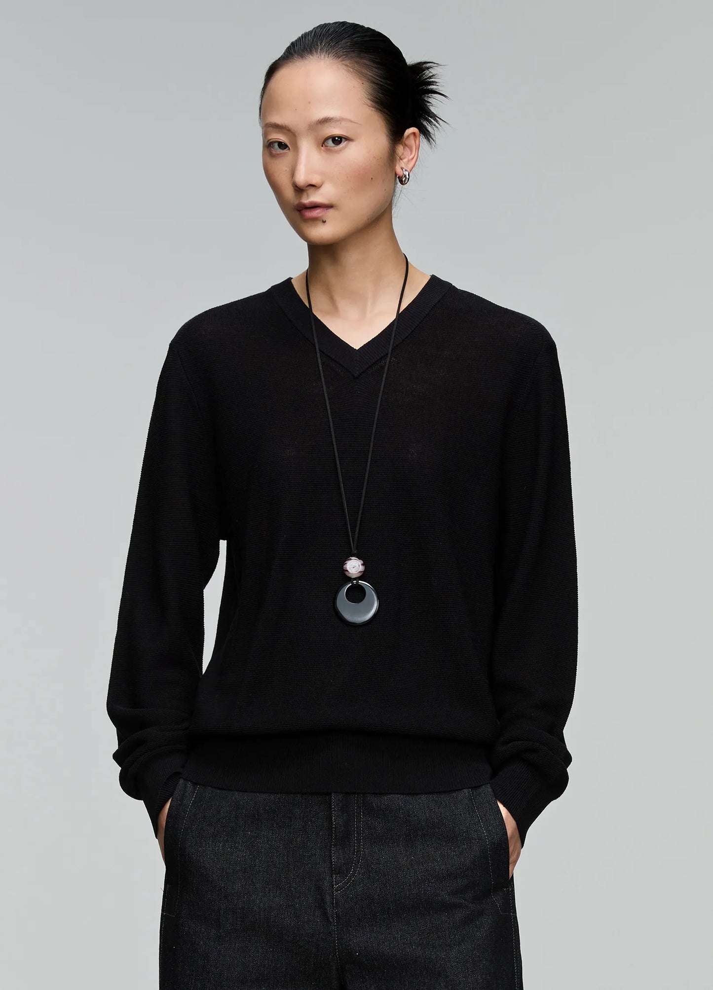 V Casual Knit
