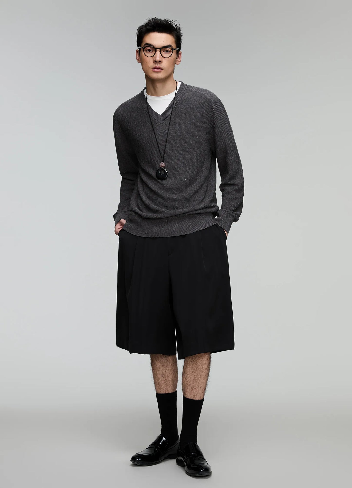 V Casual Knit