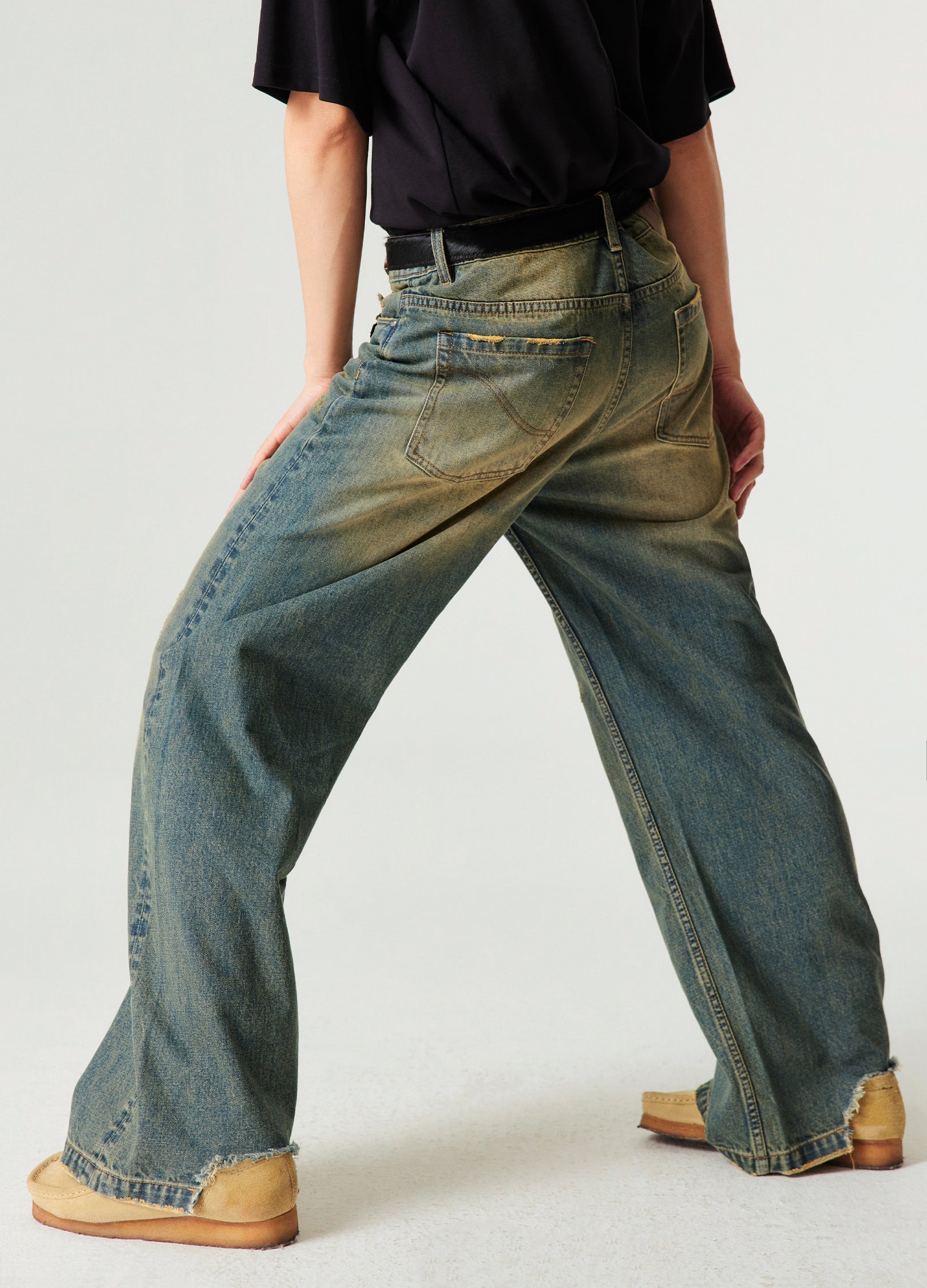 Vintage Wash Wide Denim – VERSEAS