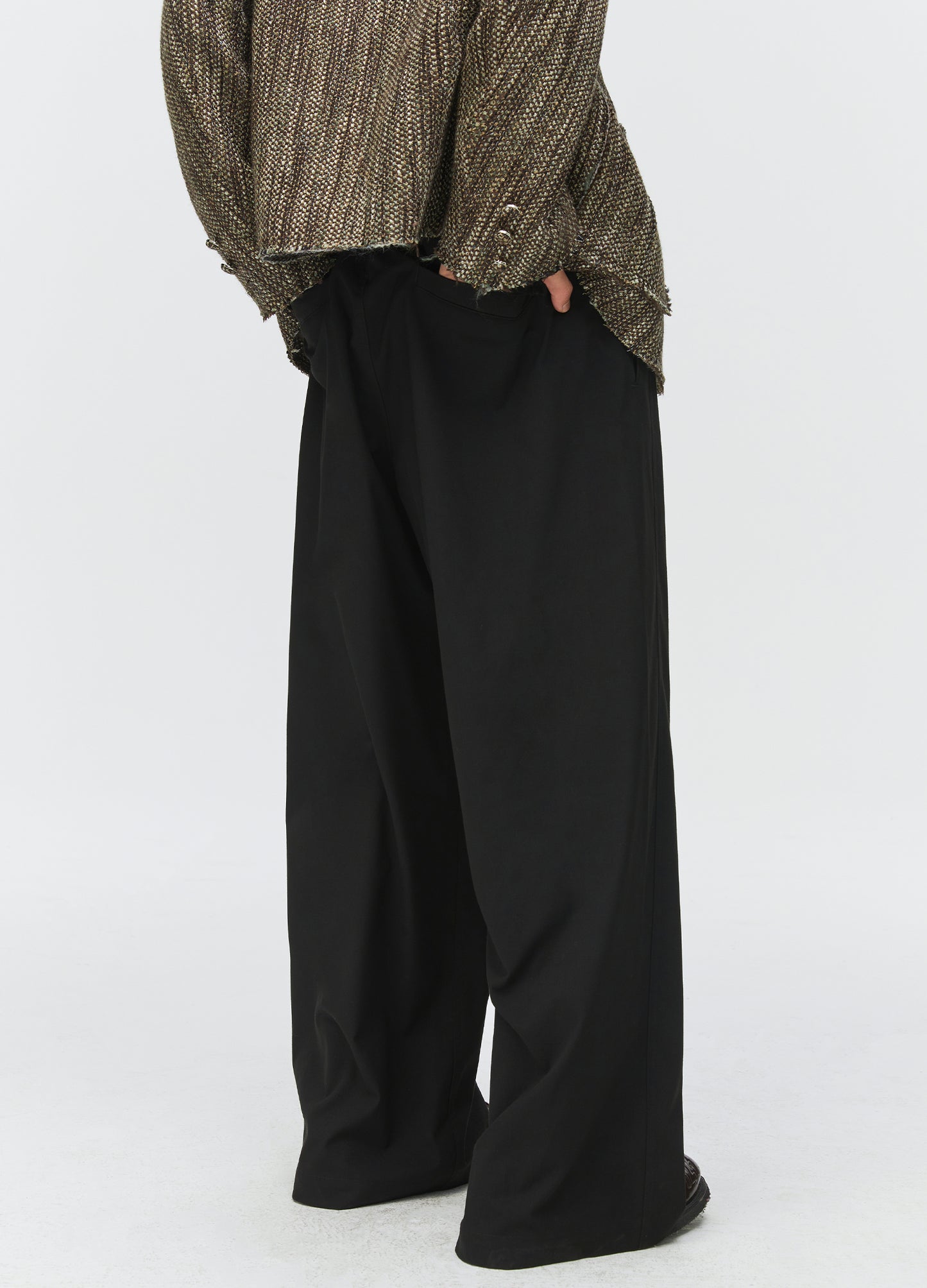 Wide Split Waist Trousers