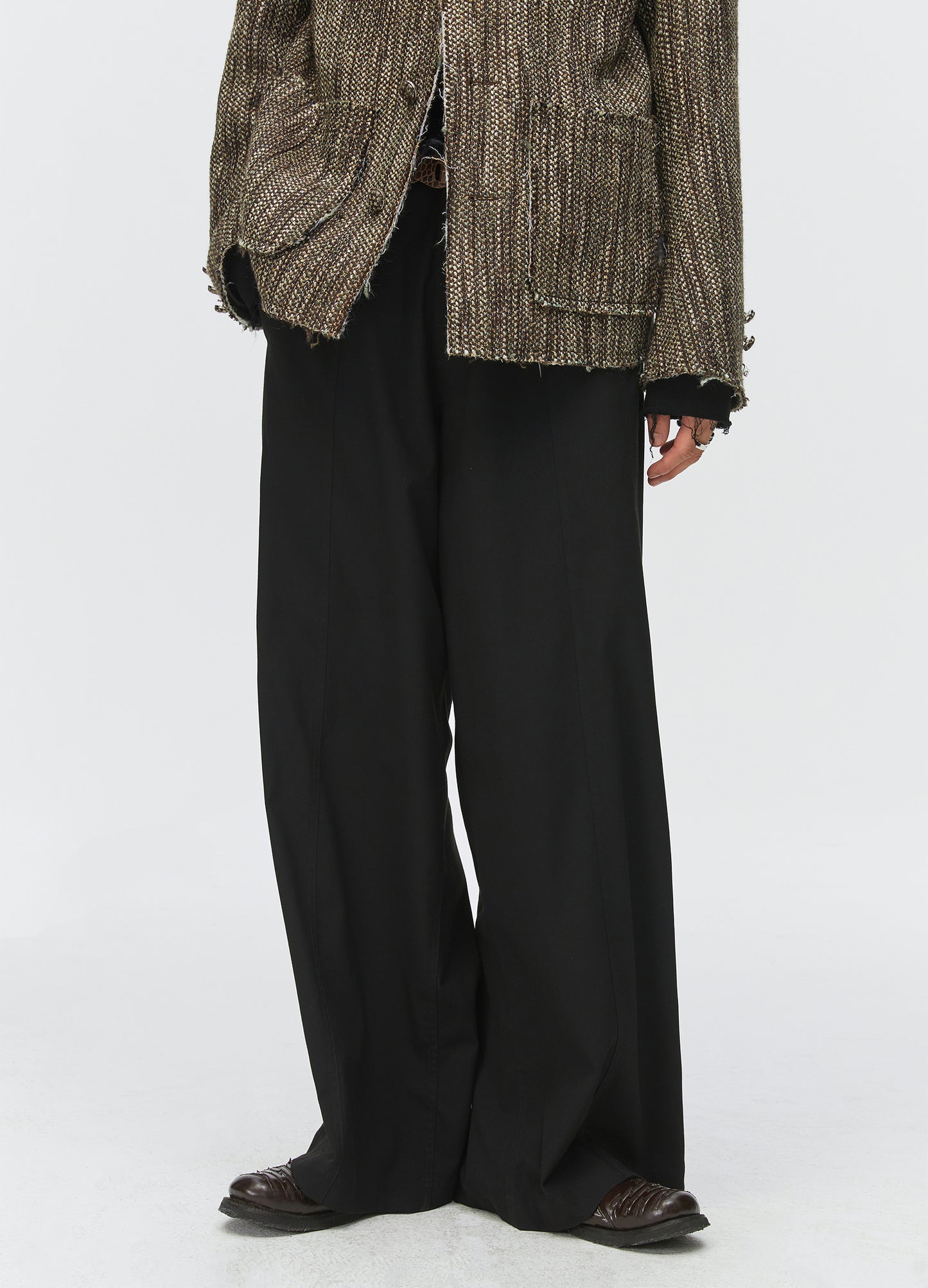 Wide Split Waist Trousers