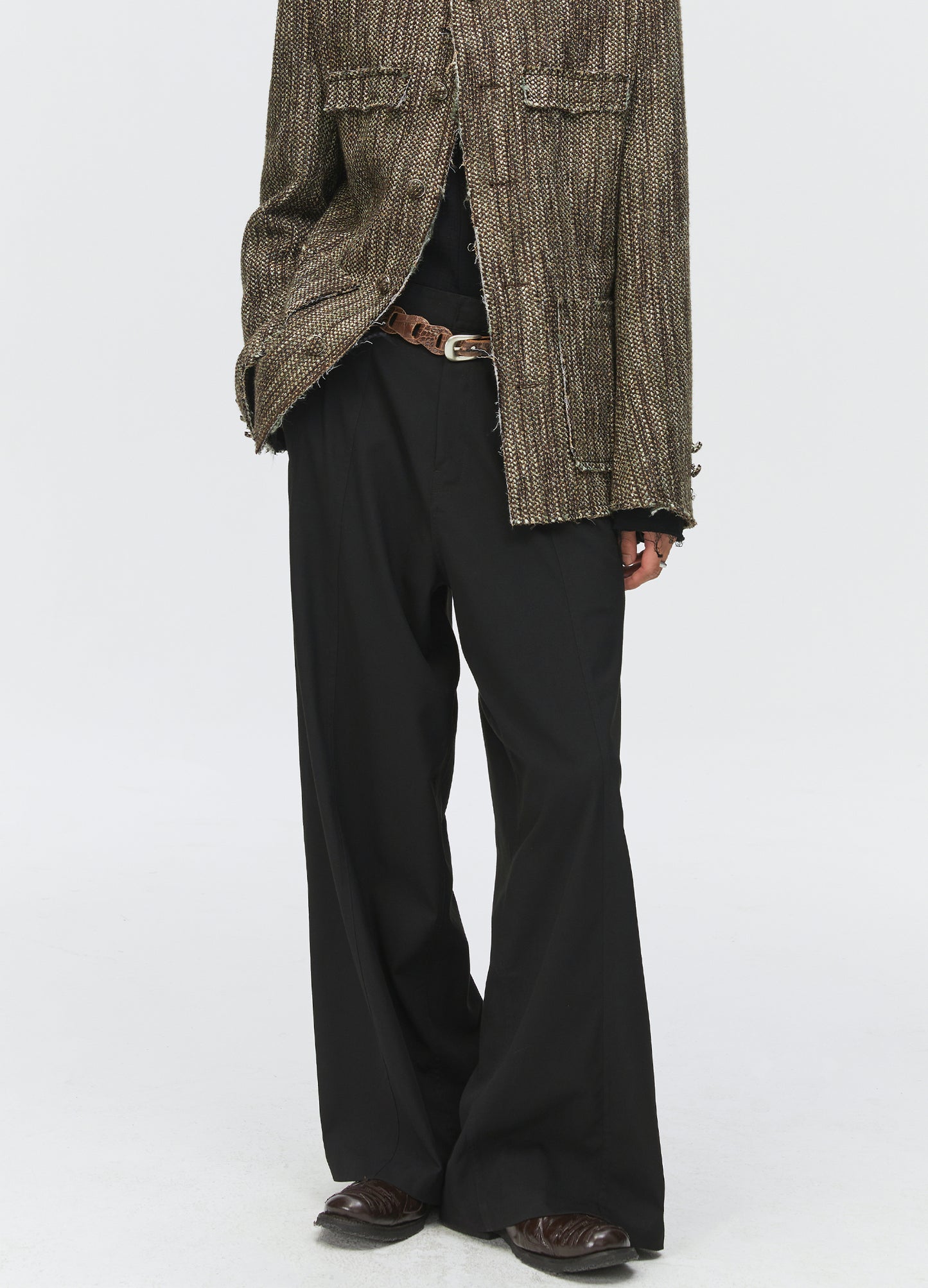 Wide Split Waist Trousers