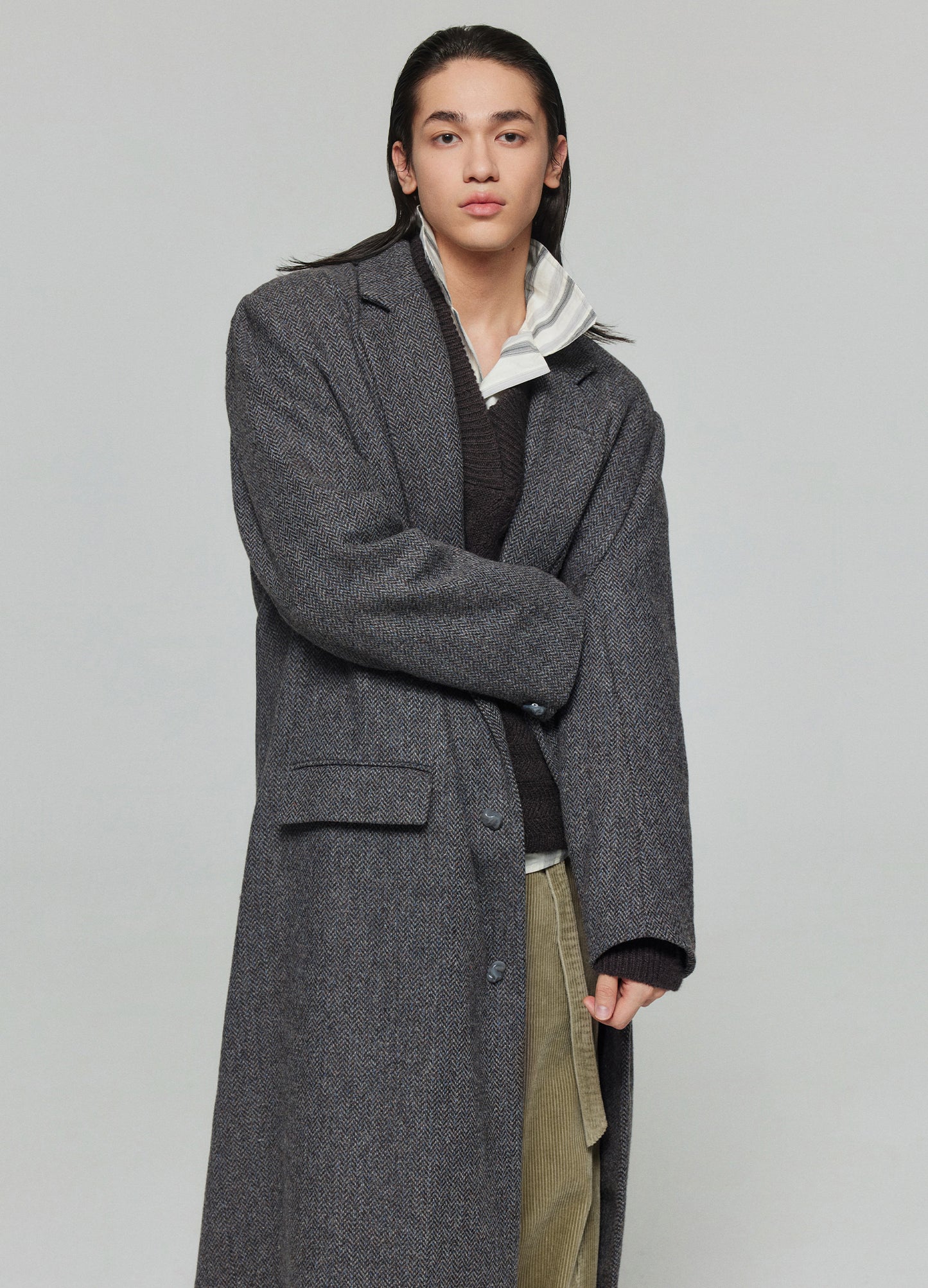 Wool Extended Peacoat