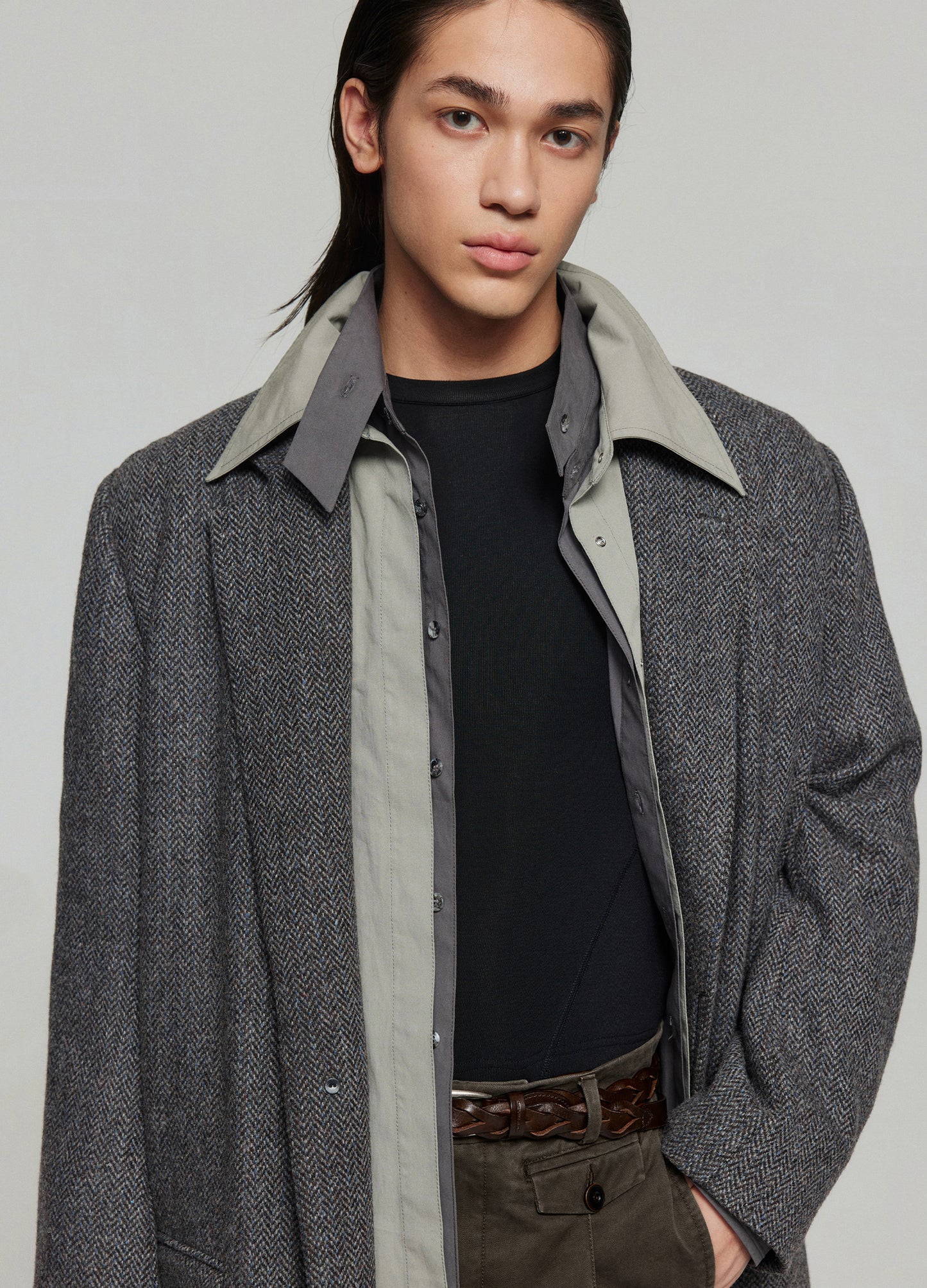 Wool Extended Peacoat