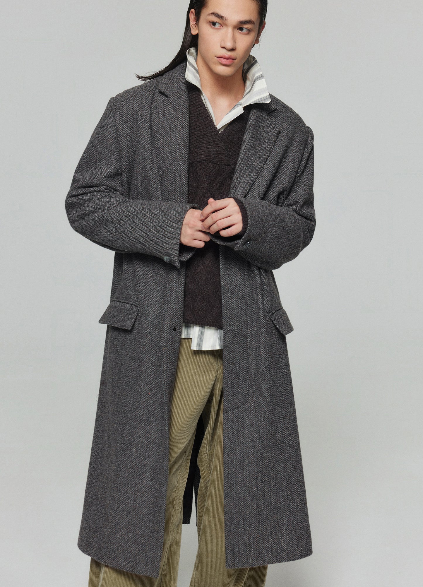 Wool Extended Peacoat