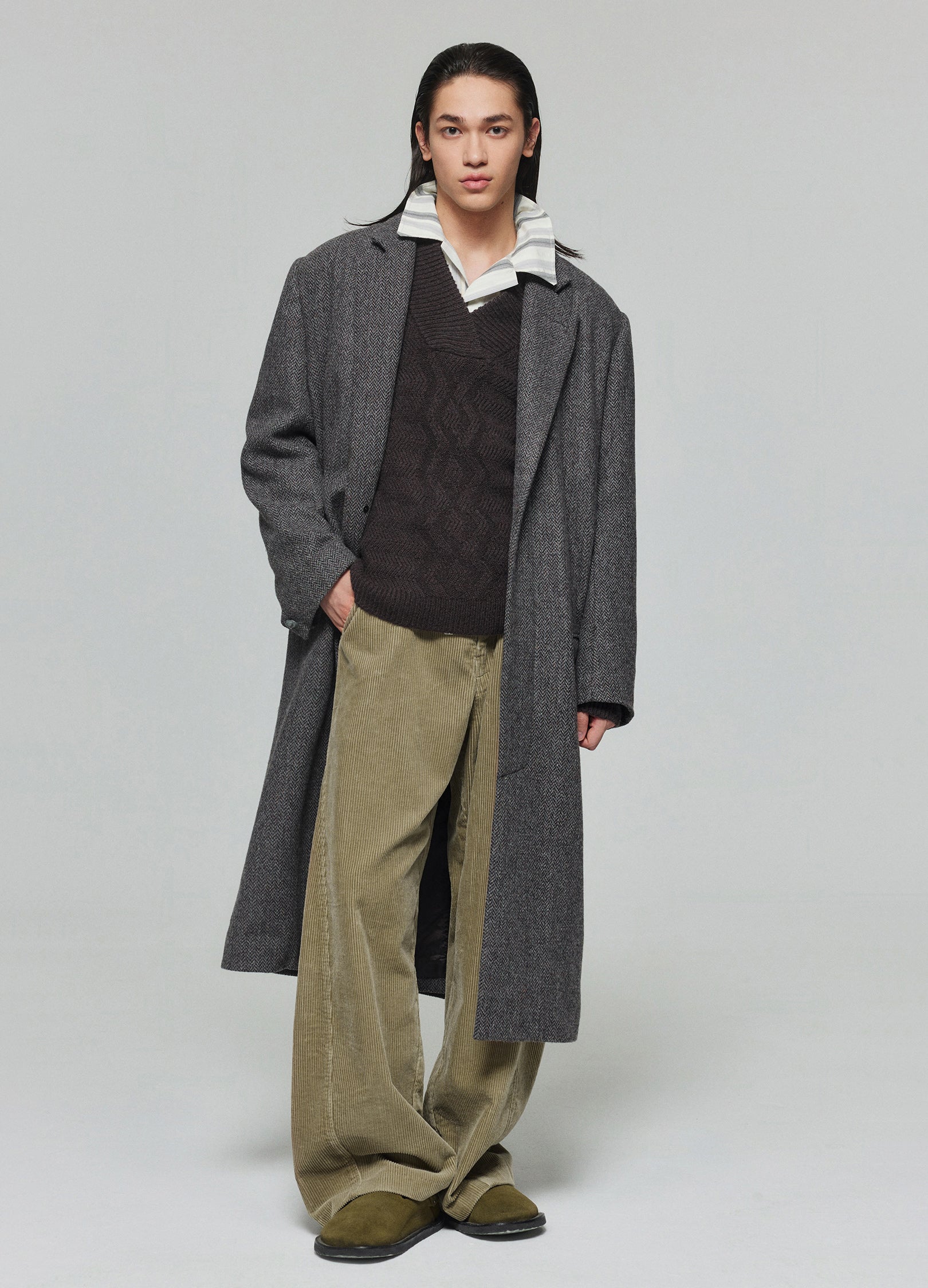 Wool Extended Peacoat – VERSEAS