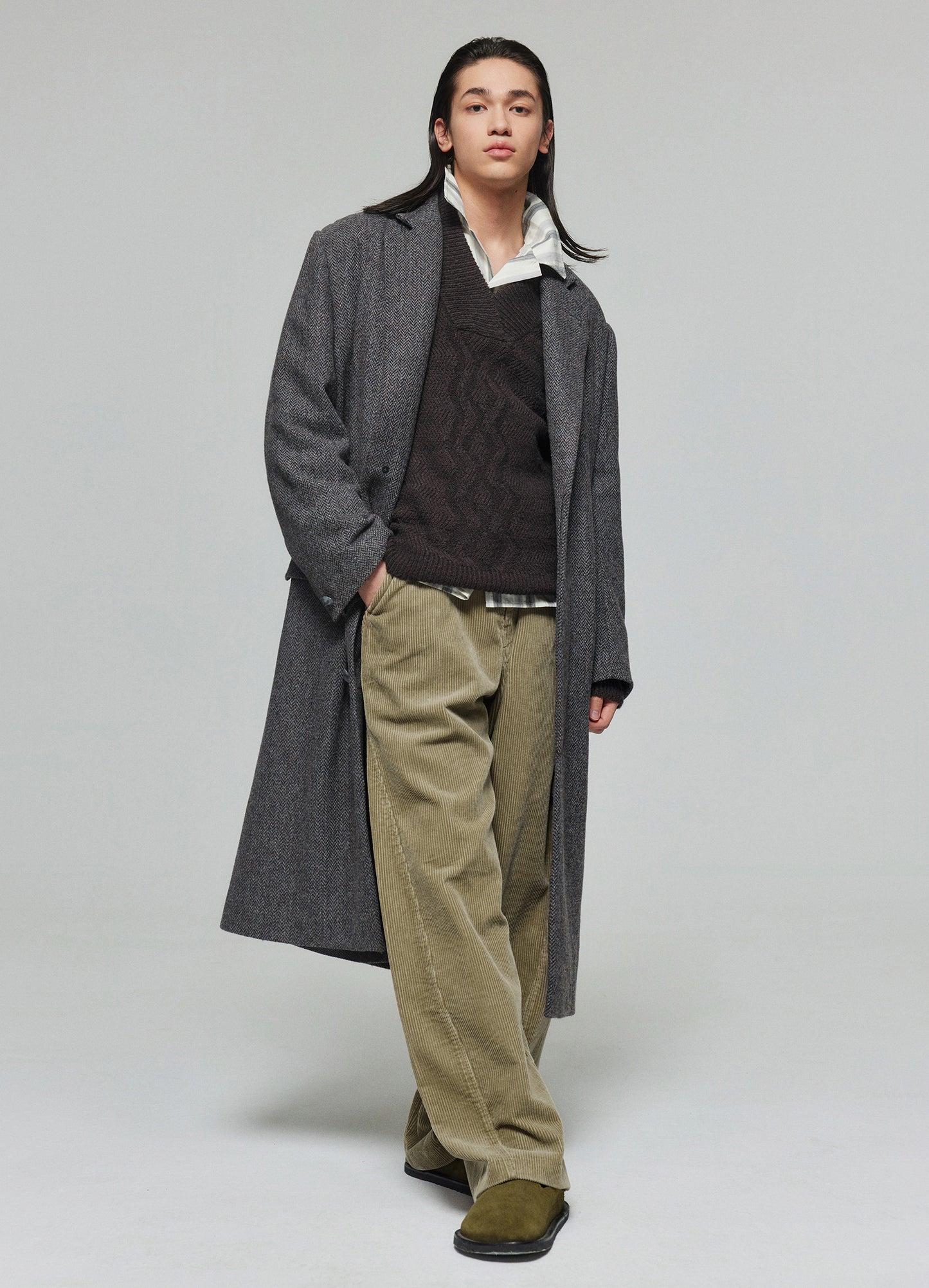 Wool Extended Peacoat