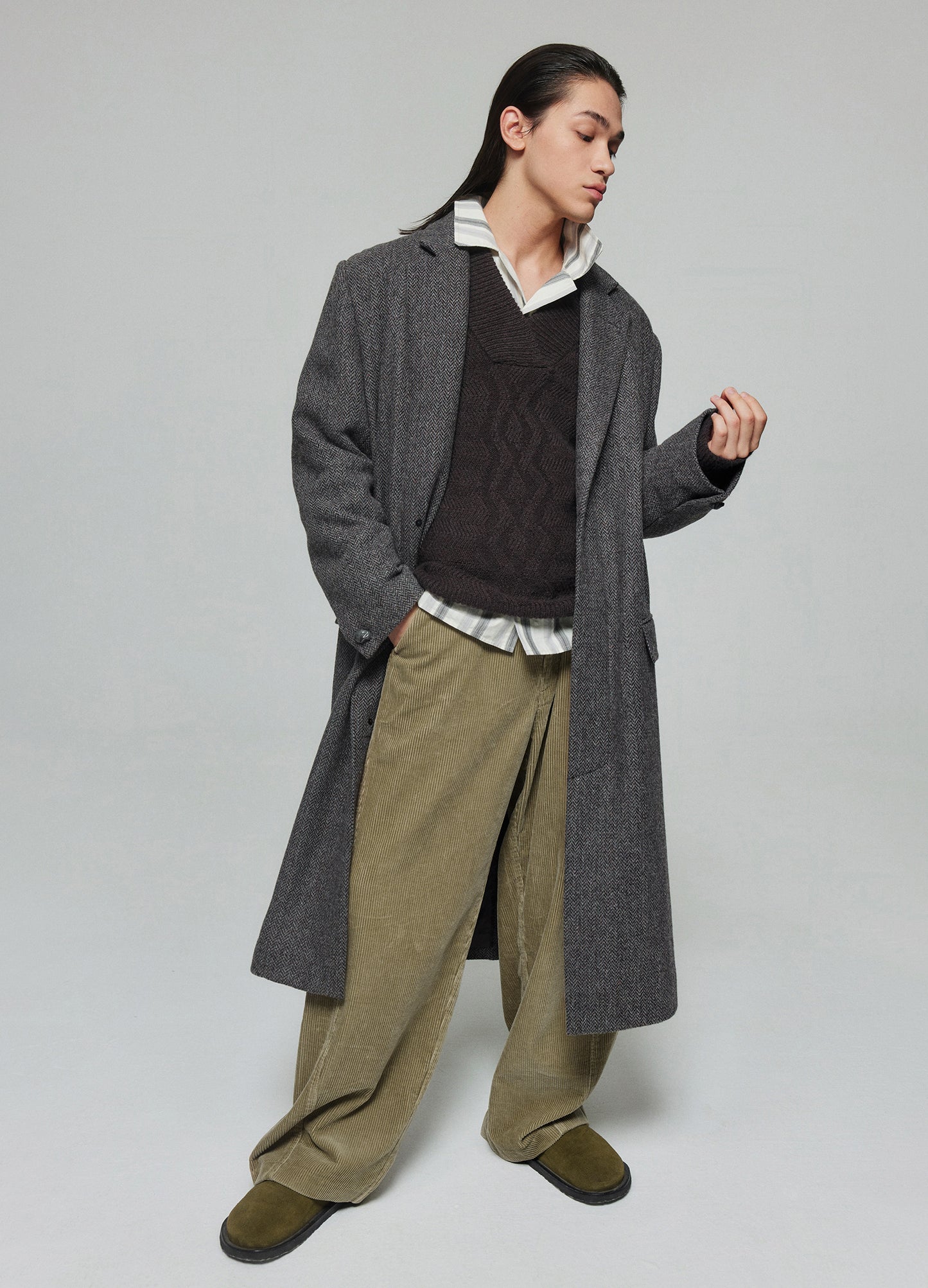 Wool Extended Peacoat