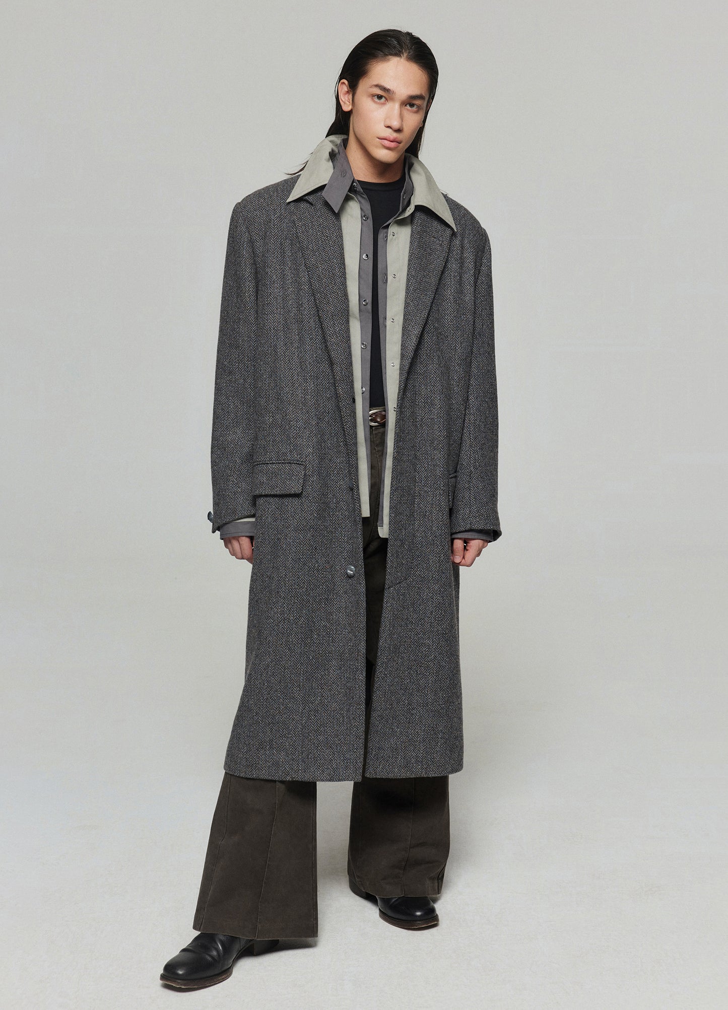 Wool Extended Peacoat