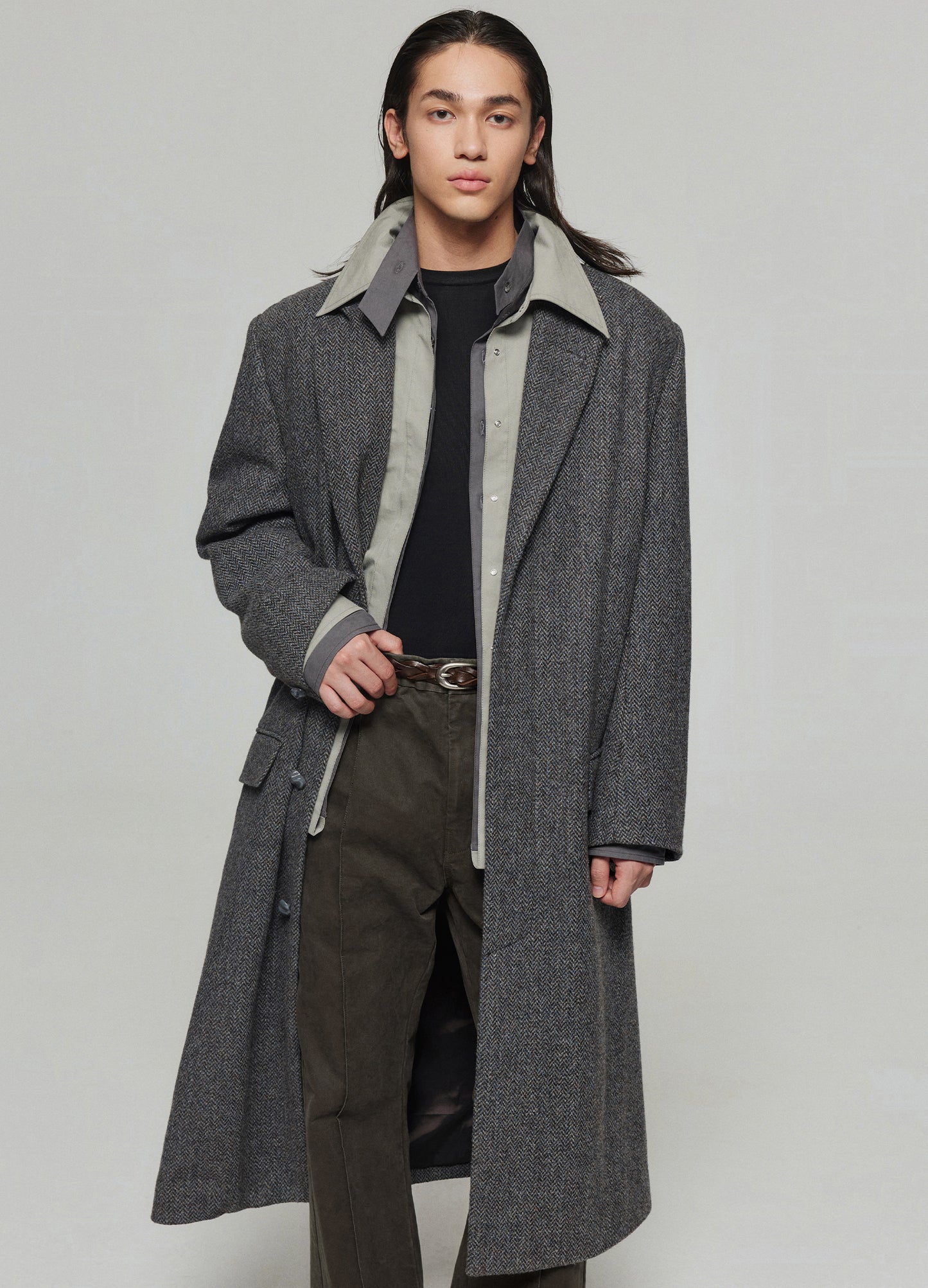 Wool Extended Peacoat