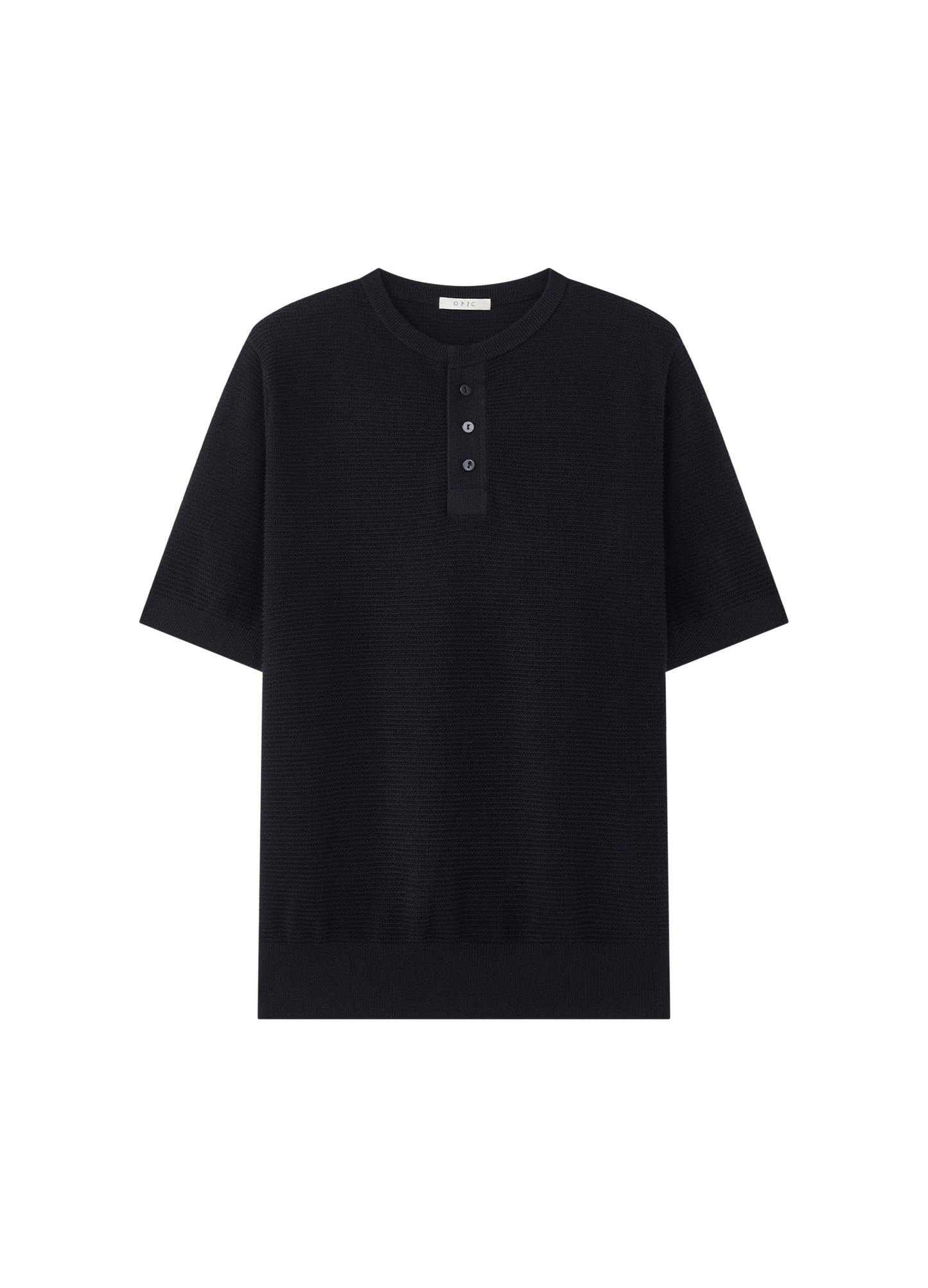 Waffle Henley Tee