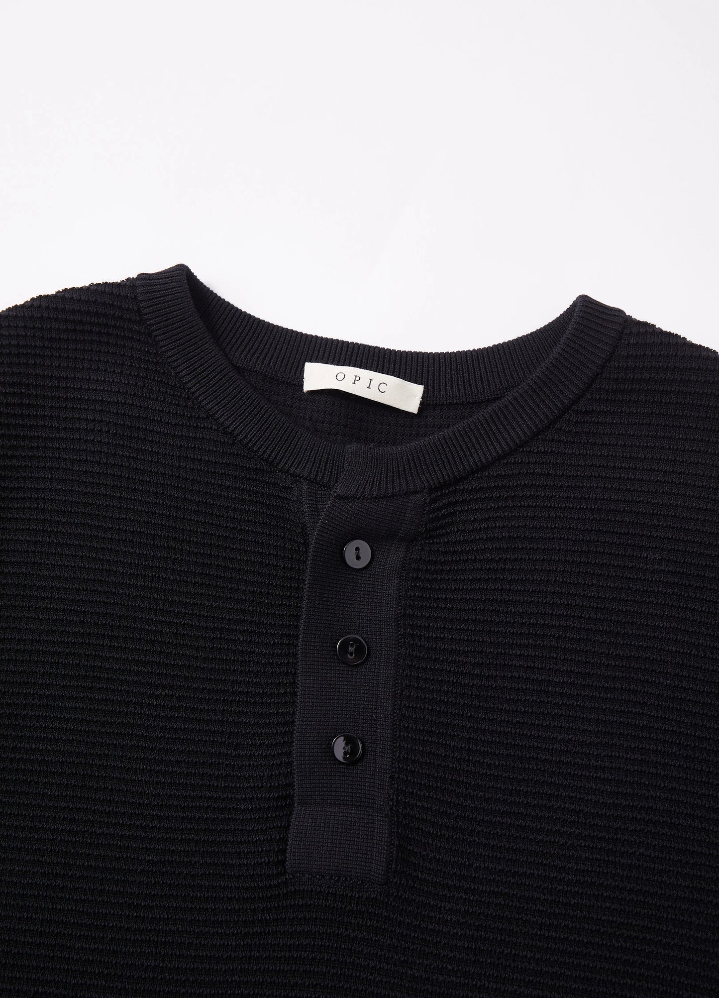 Waffle Henley Tee
