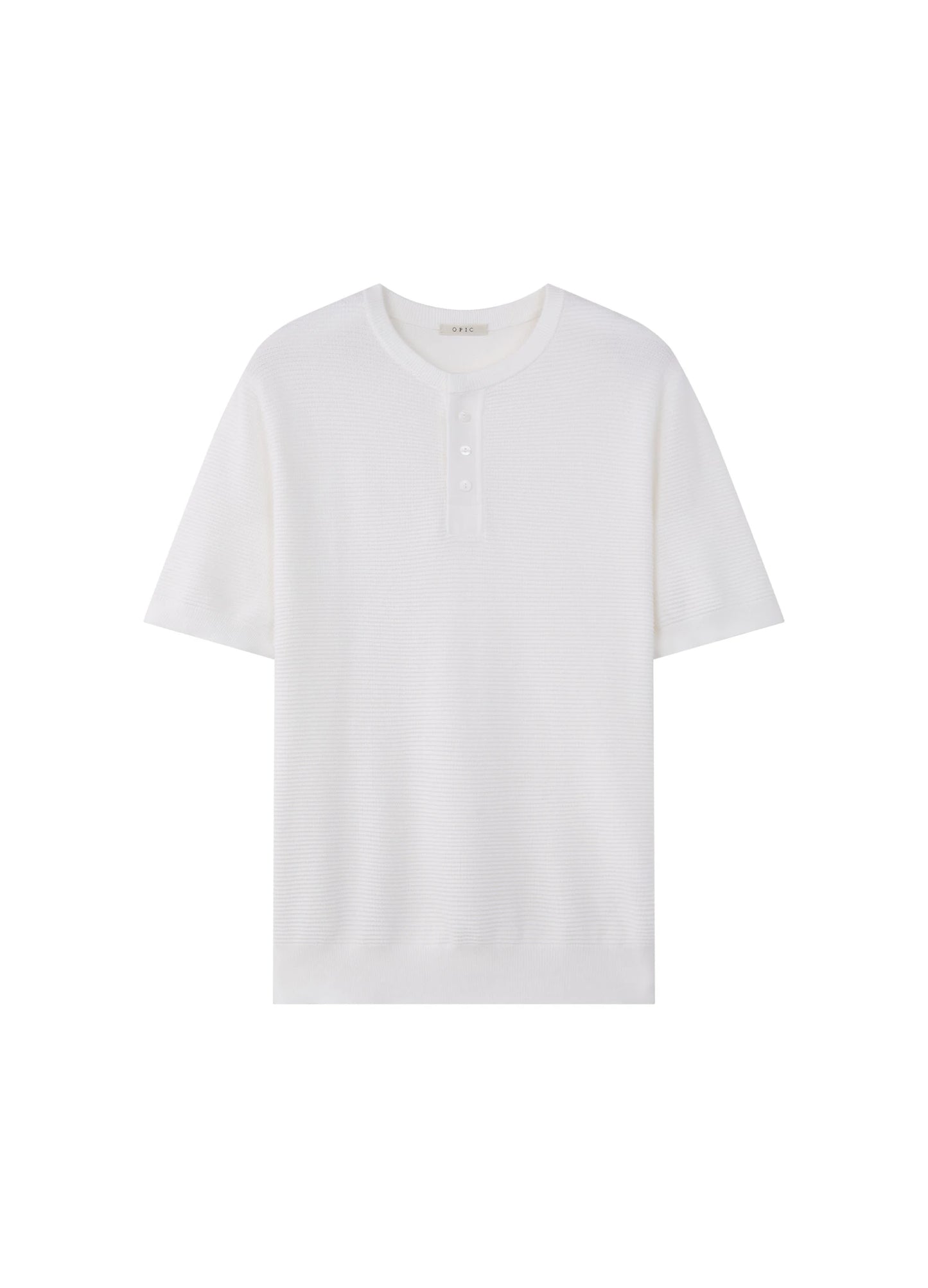 Waffle Henley Tee