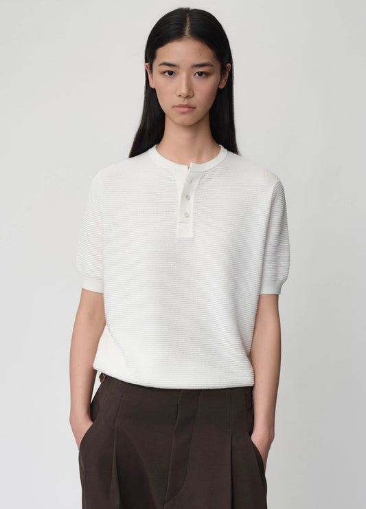 Waffle Henley Tee