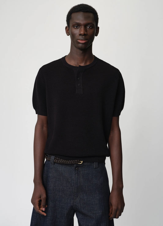 Waffle Henley Tee