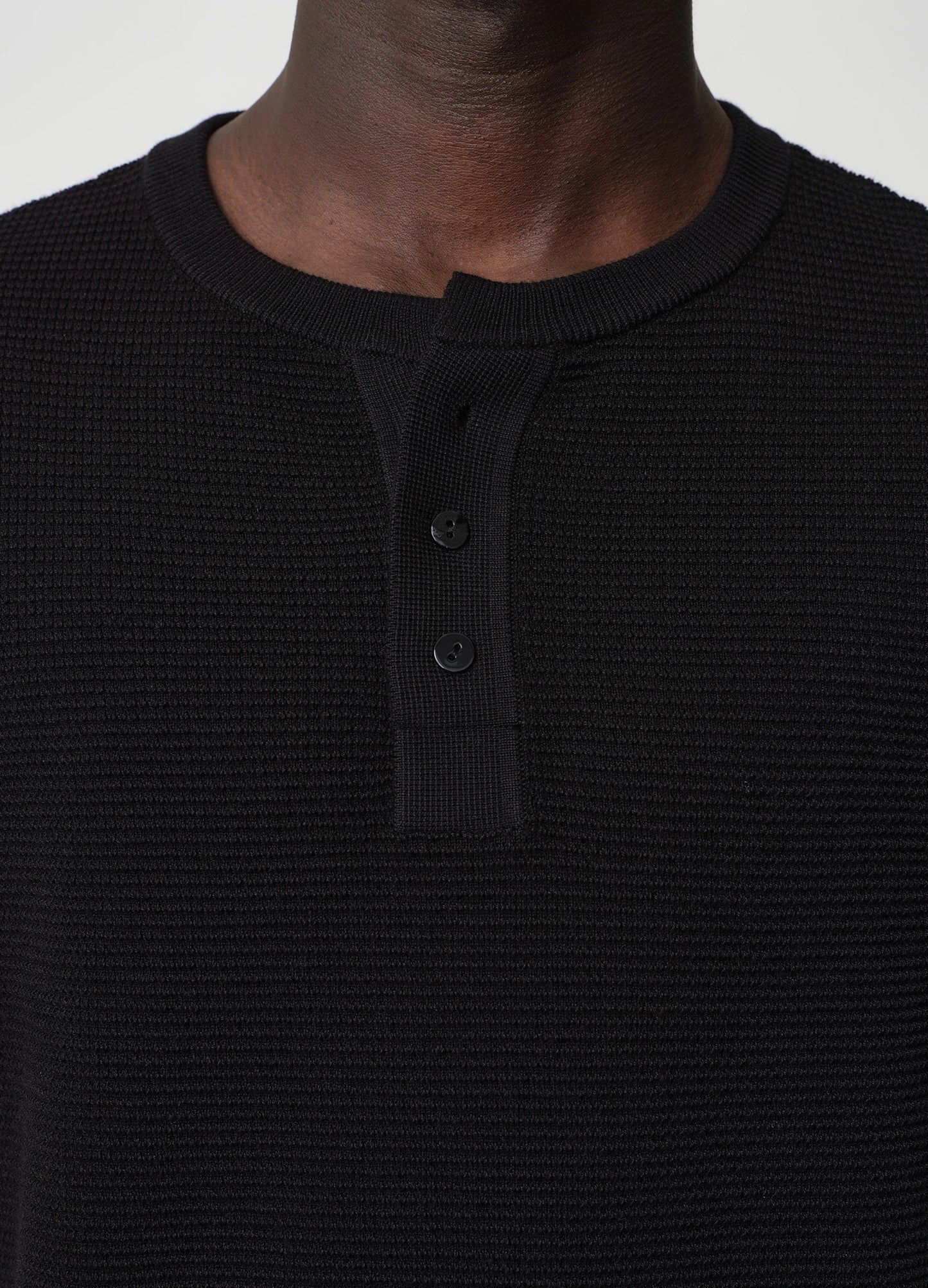Waffle Henley Tee