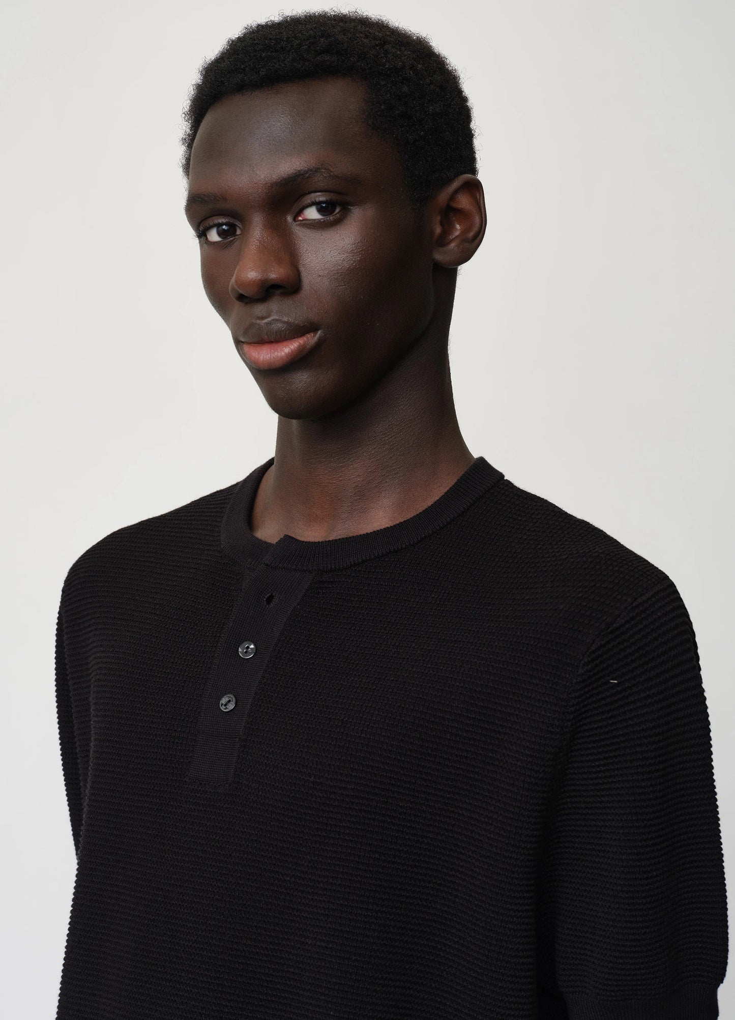 Waffle Henley Tee