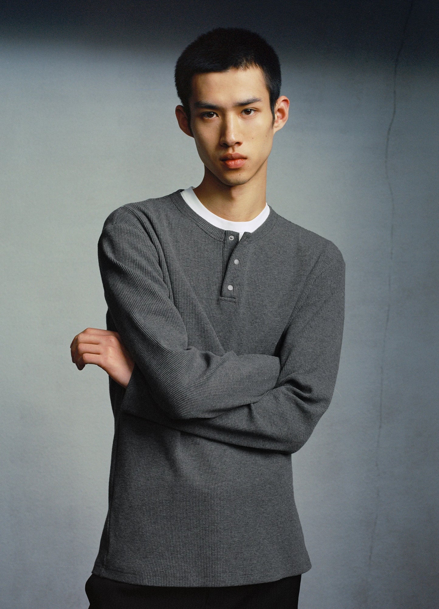 Waffle Knit Long Sleeve