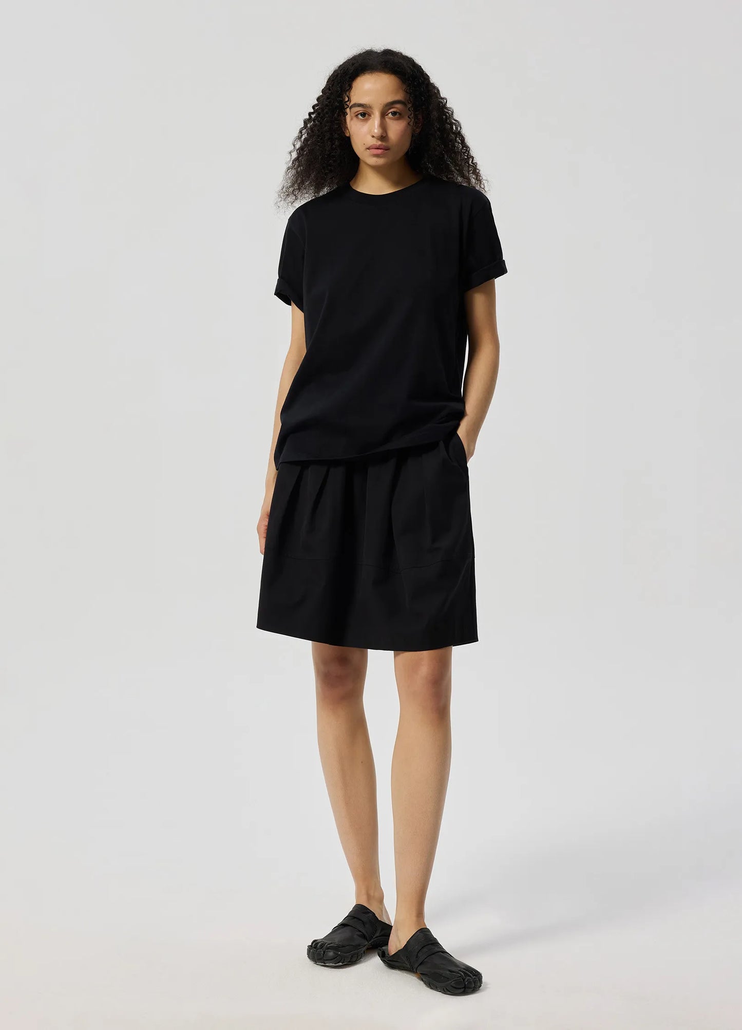 Waistband Logo Skirt